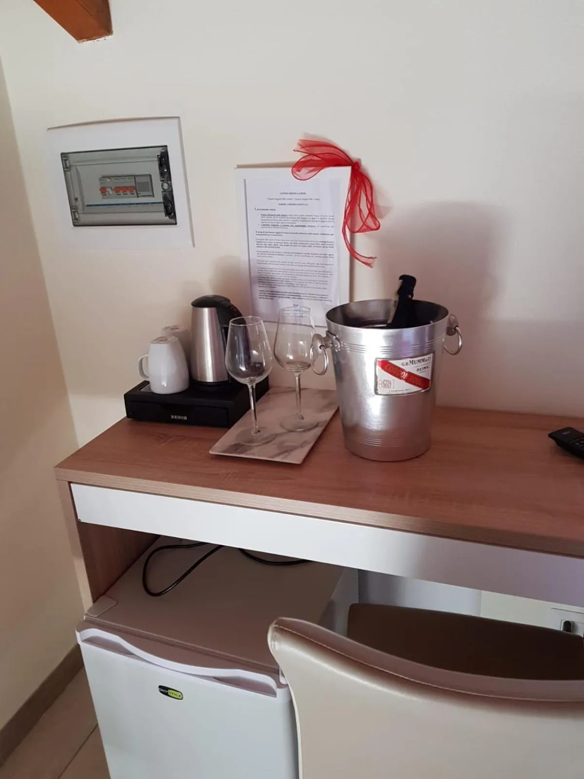 Decorative detail in B&B da Mary