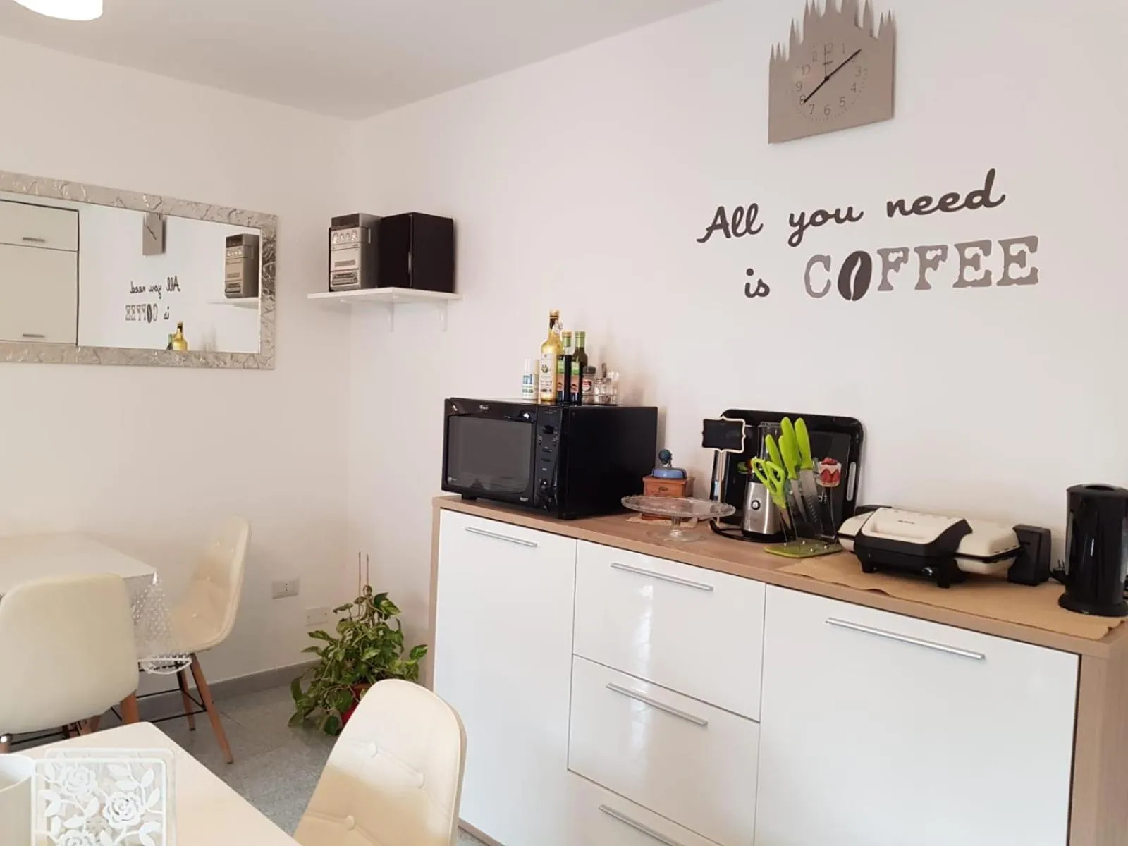 Communal kitchen in B&B da Mary