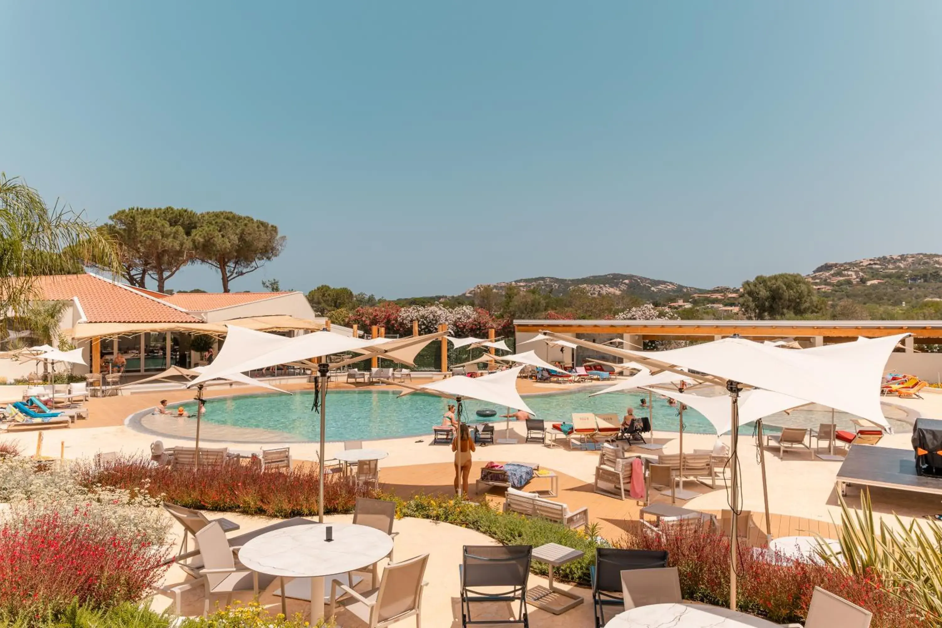 Swimming pool in Club Esse Cala Bitta Swimming pool in Club Esse Cala Bitta