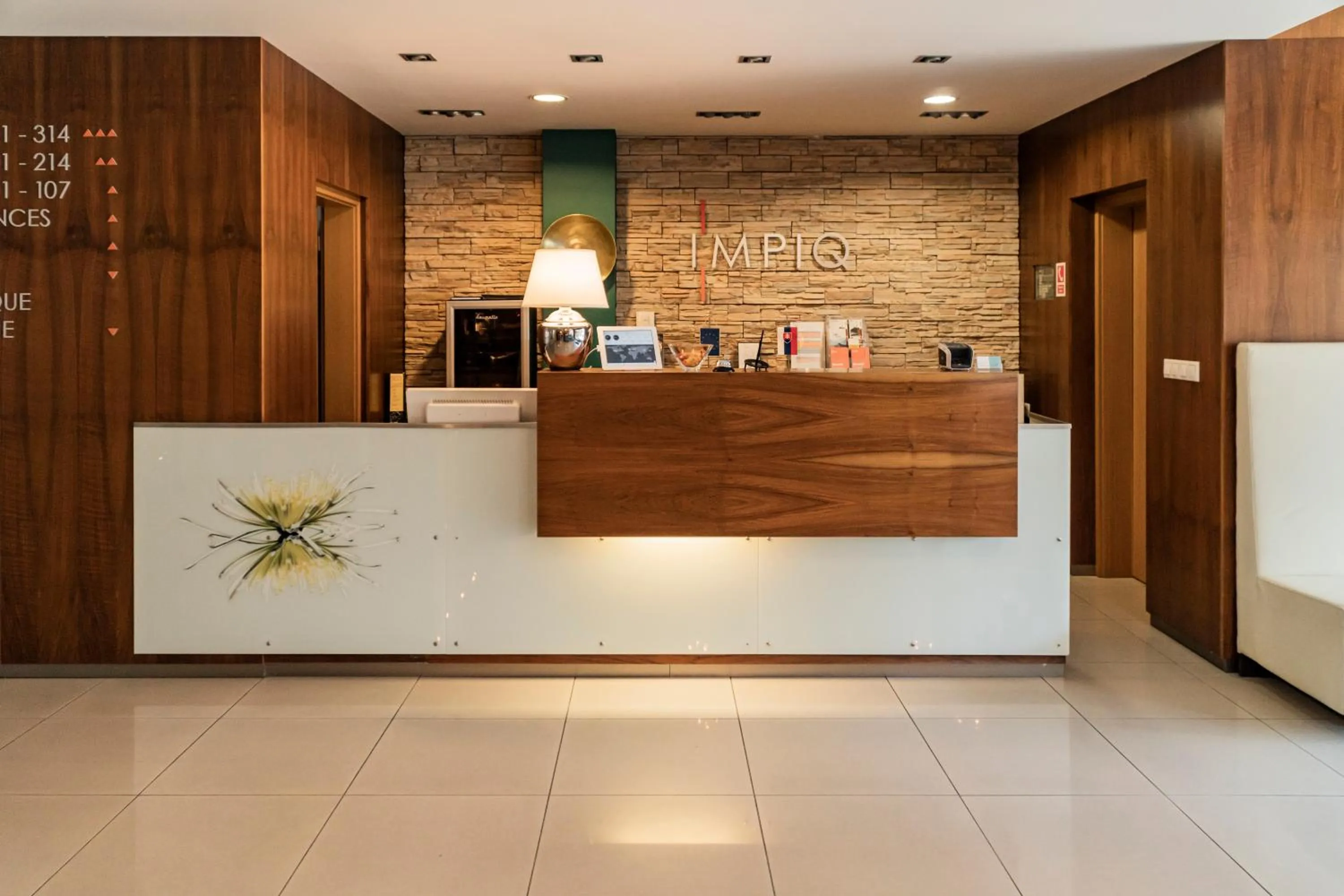 Lobby or reception in IMPIQ Hotel