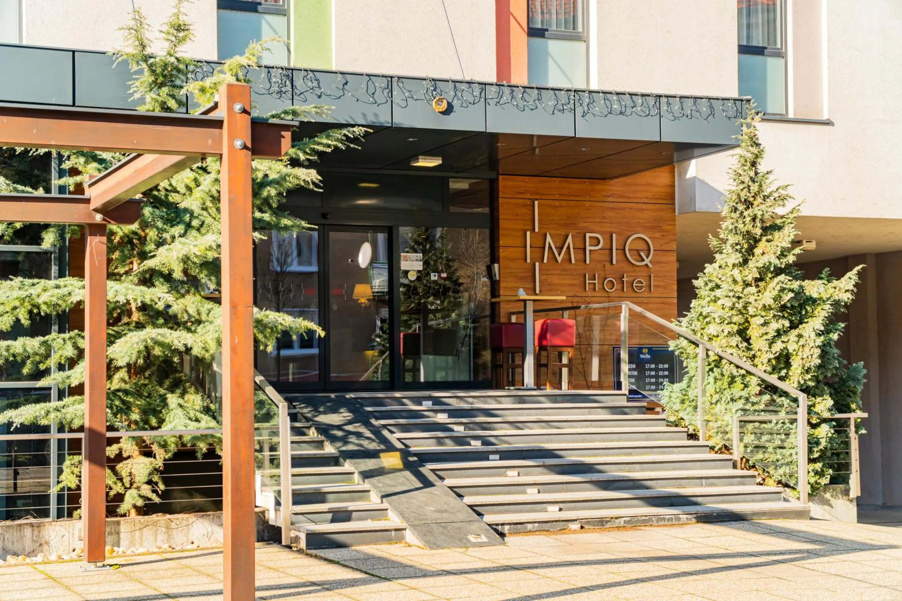 Facade/entrance in IMPIQ Hotel