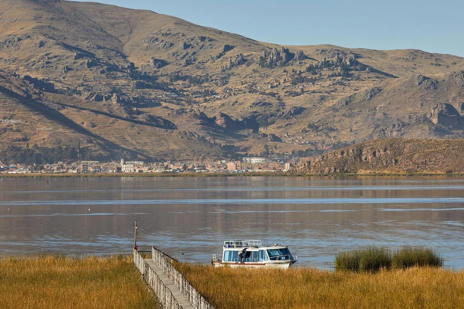 Lake view in Casa Andina Premium Puno
