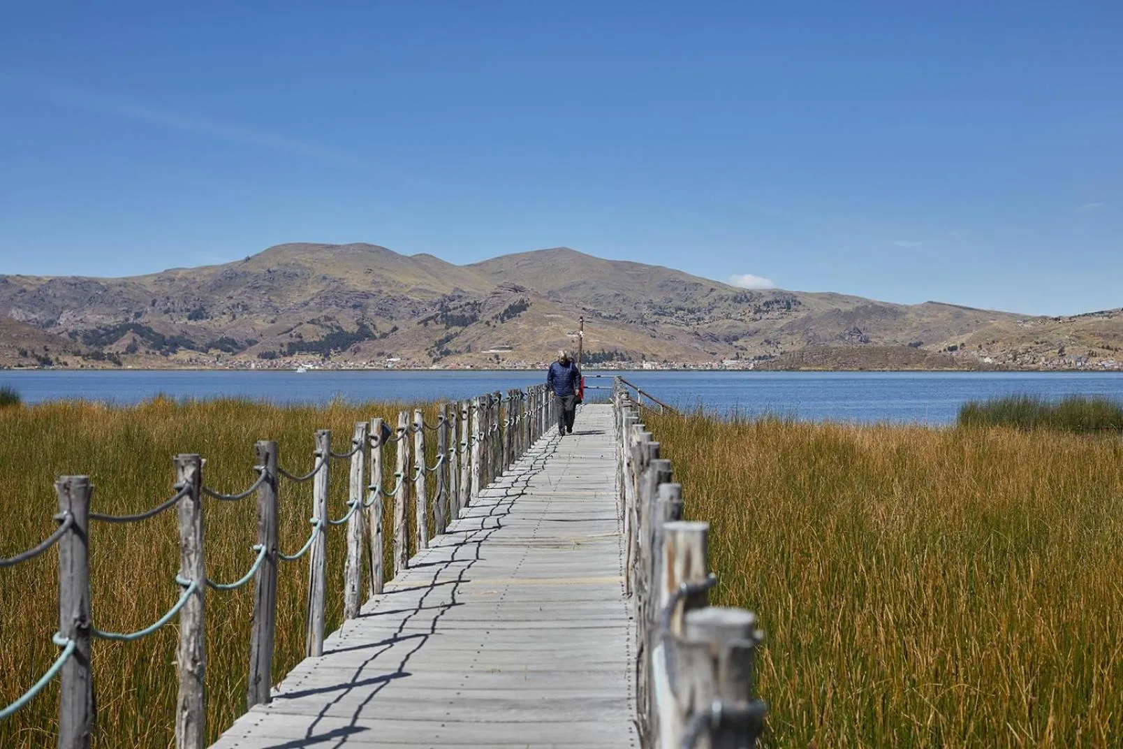 Lake view in Casa Andina Premium Puno