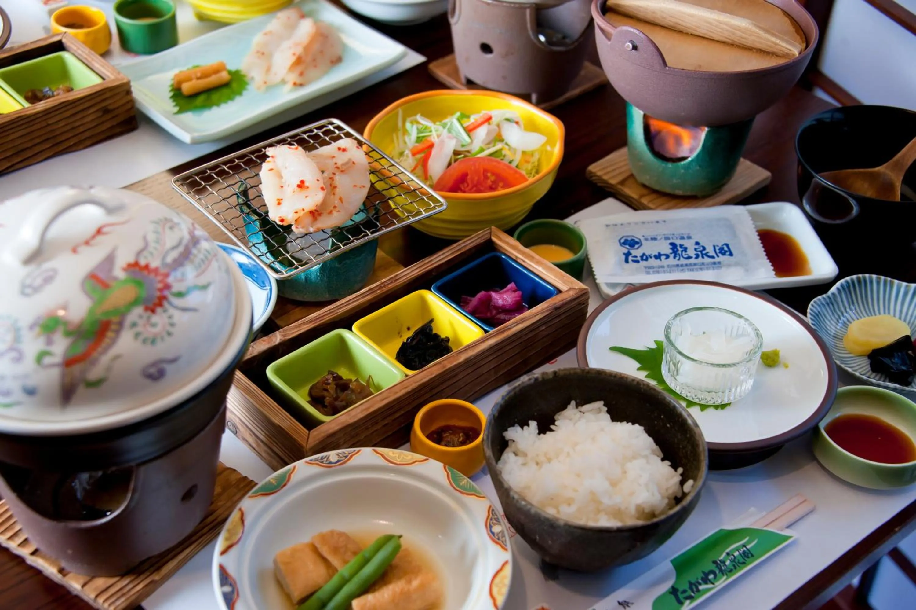 Breakfast in Tagawa Ryusenkaku