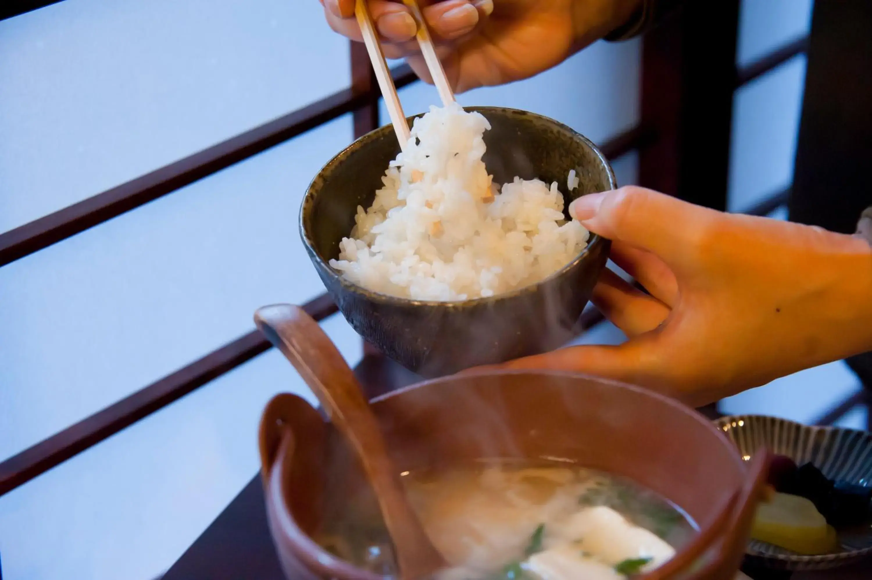 Breakfast in Tagawa Ryusenkaku Breakfast in Tagawa Ryusenkaku