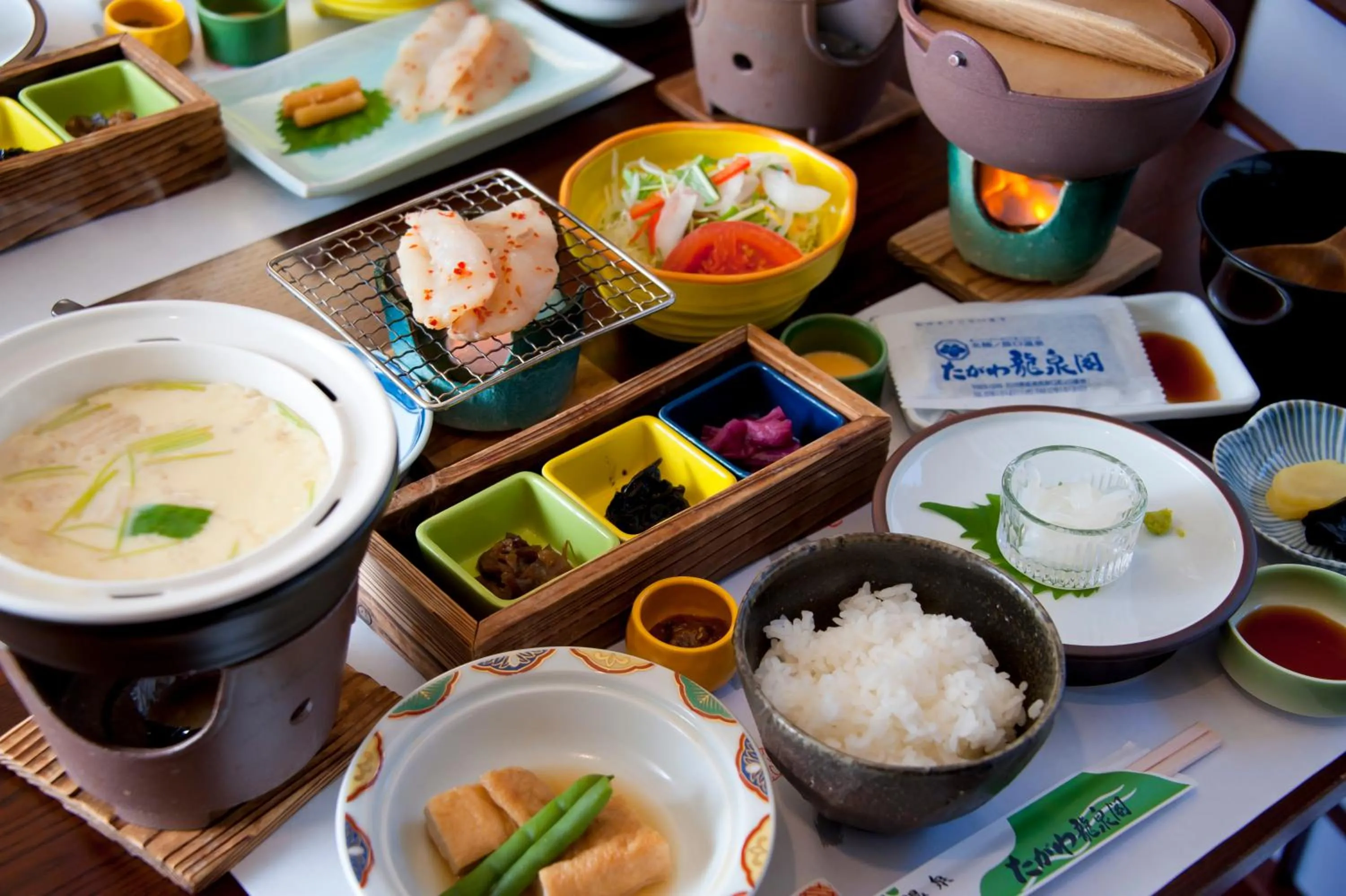 Breakfast in Tagawa Ryusenkaku