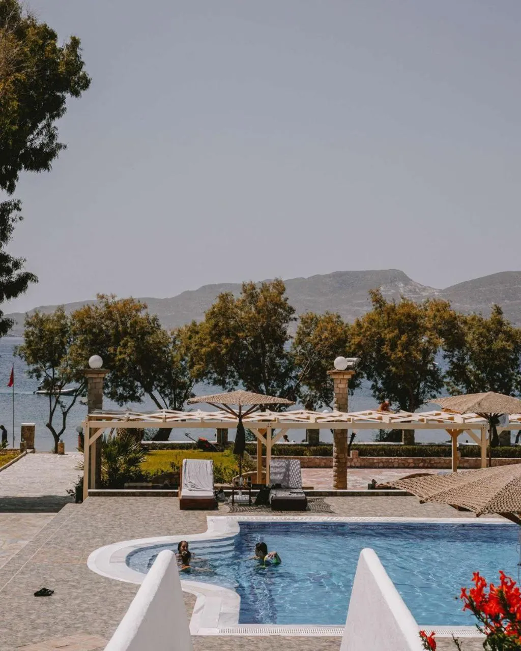 Swimming pool in Lagada Beach Hotel