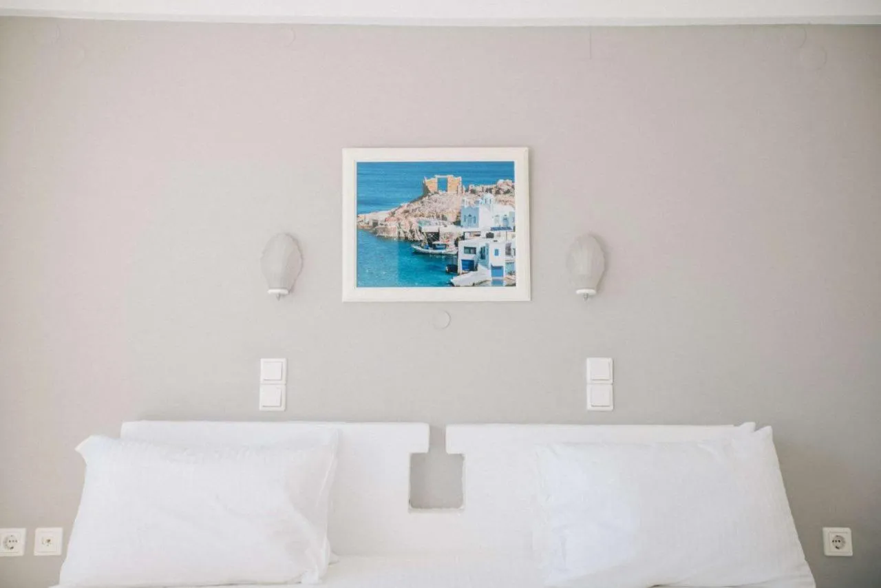 Bed in Lagada Beach Hotel