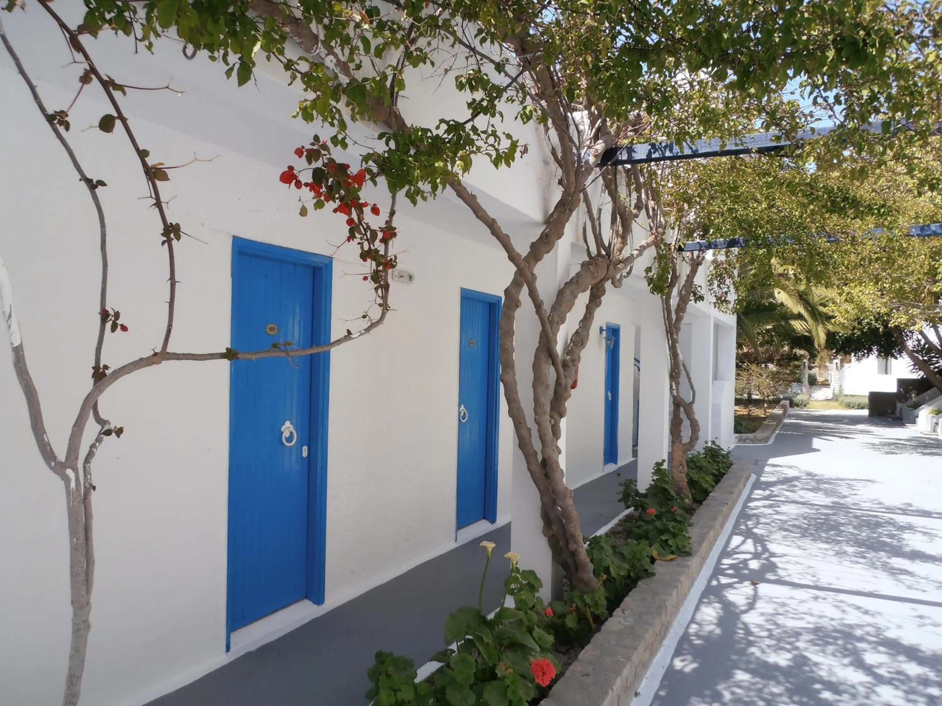 Facade/entrance in Lagada Beach Hotel