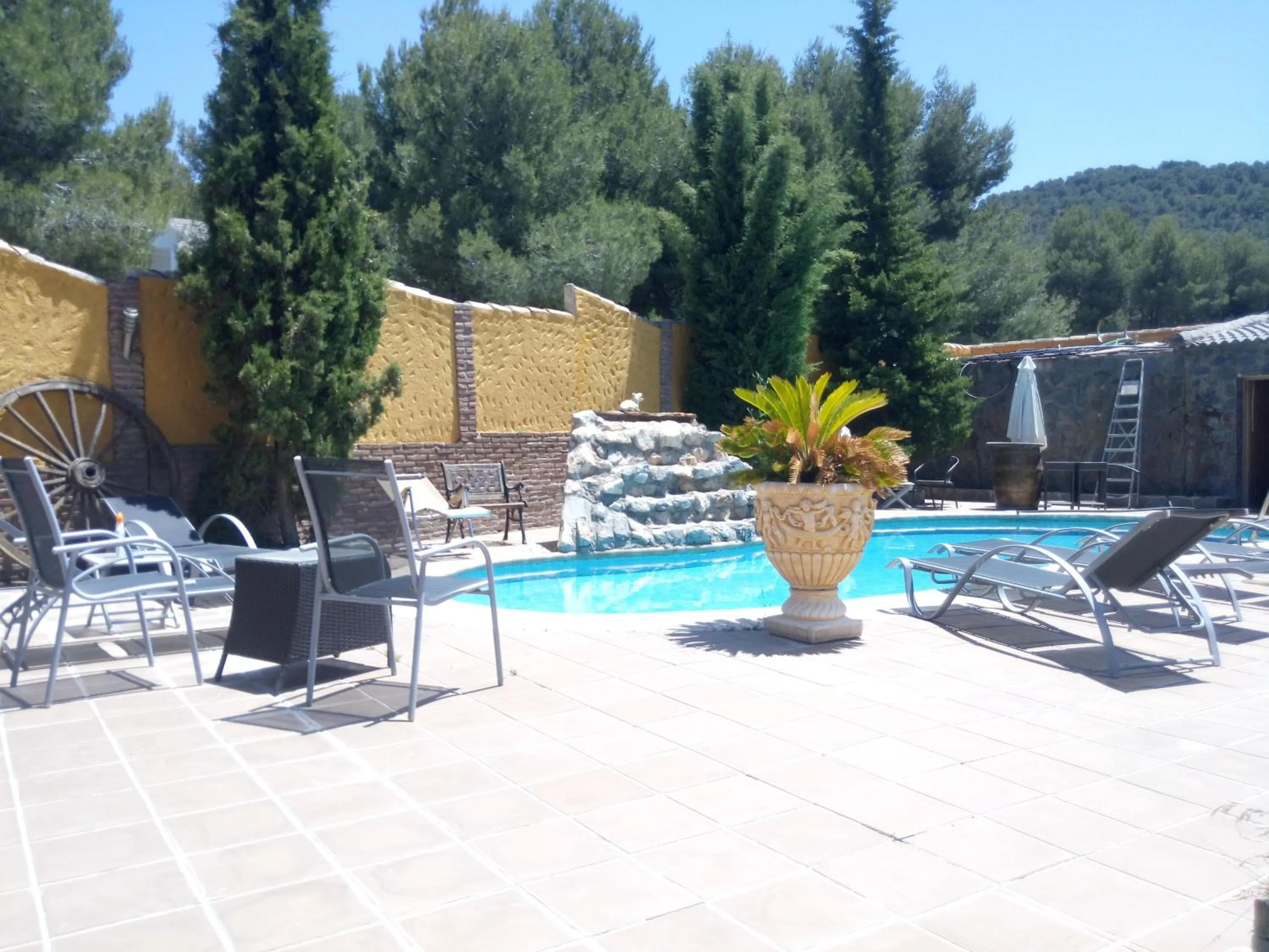 Swimming pool in Hostal Sierra De Baza