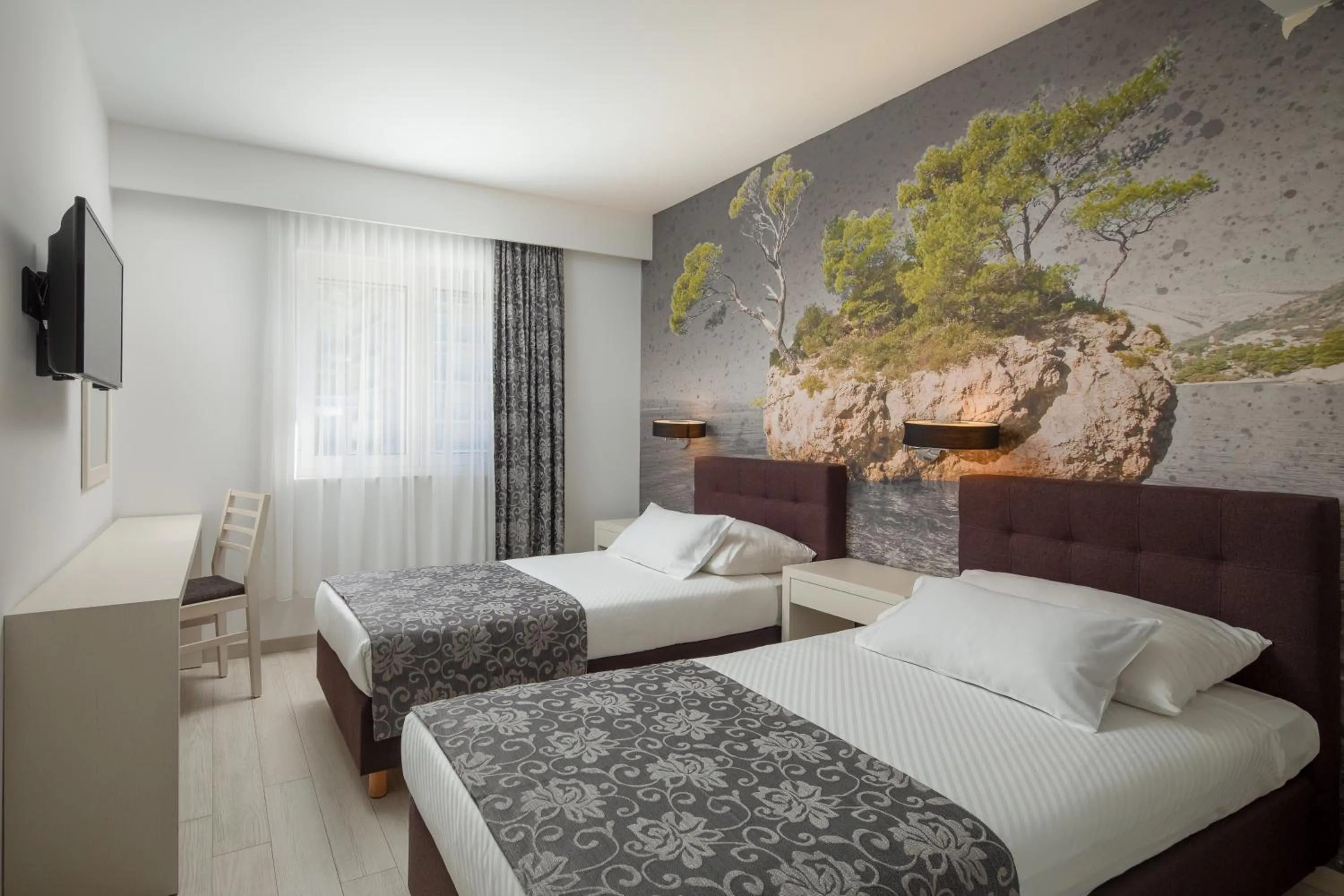 Bed in Hotel Tamaris