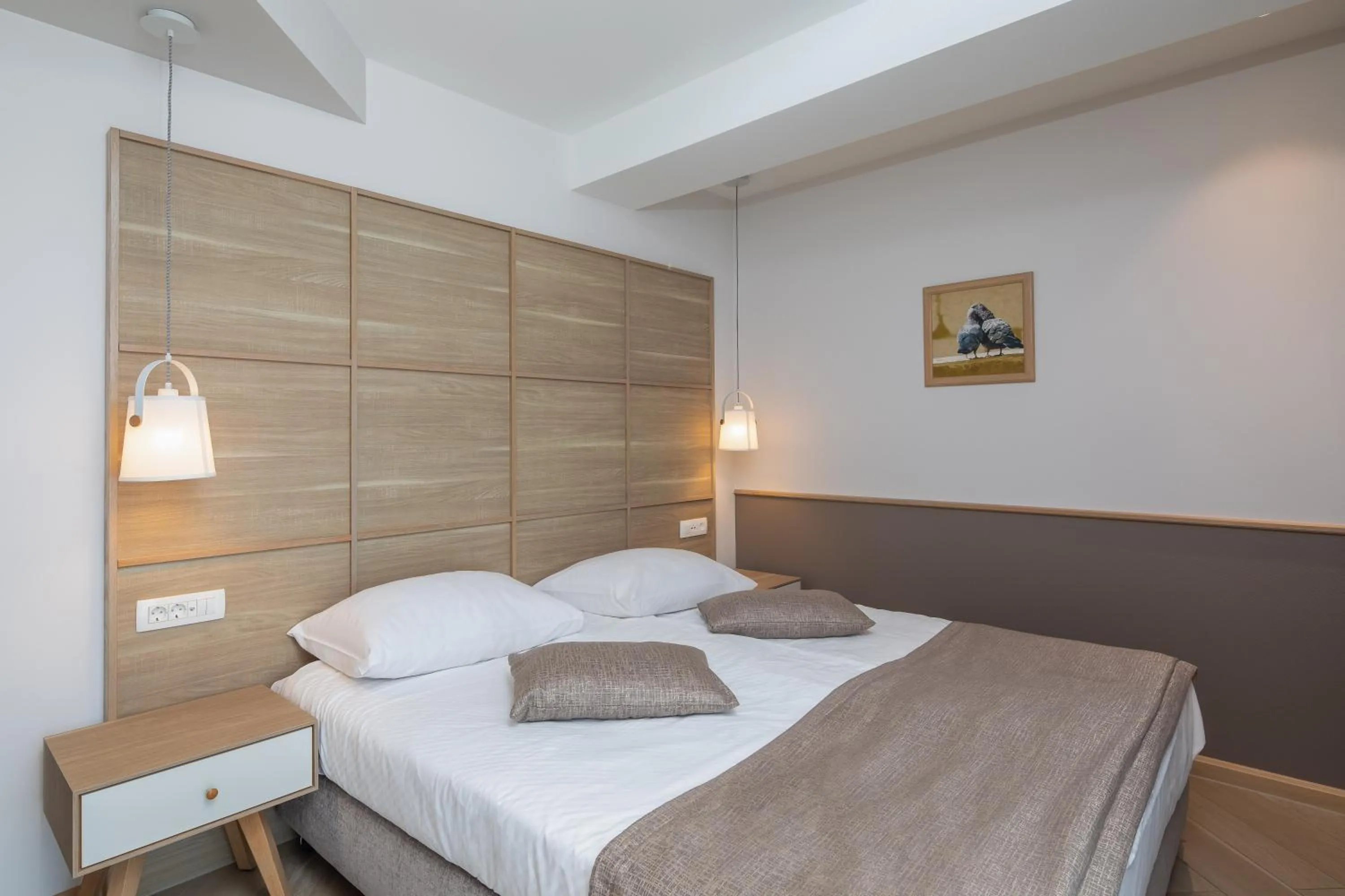 Bed in Hotel Tamaris