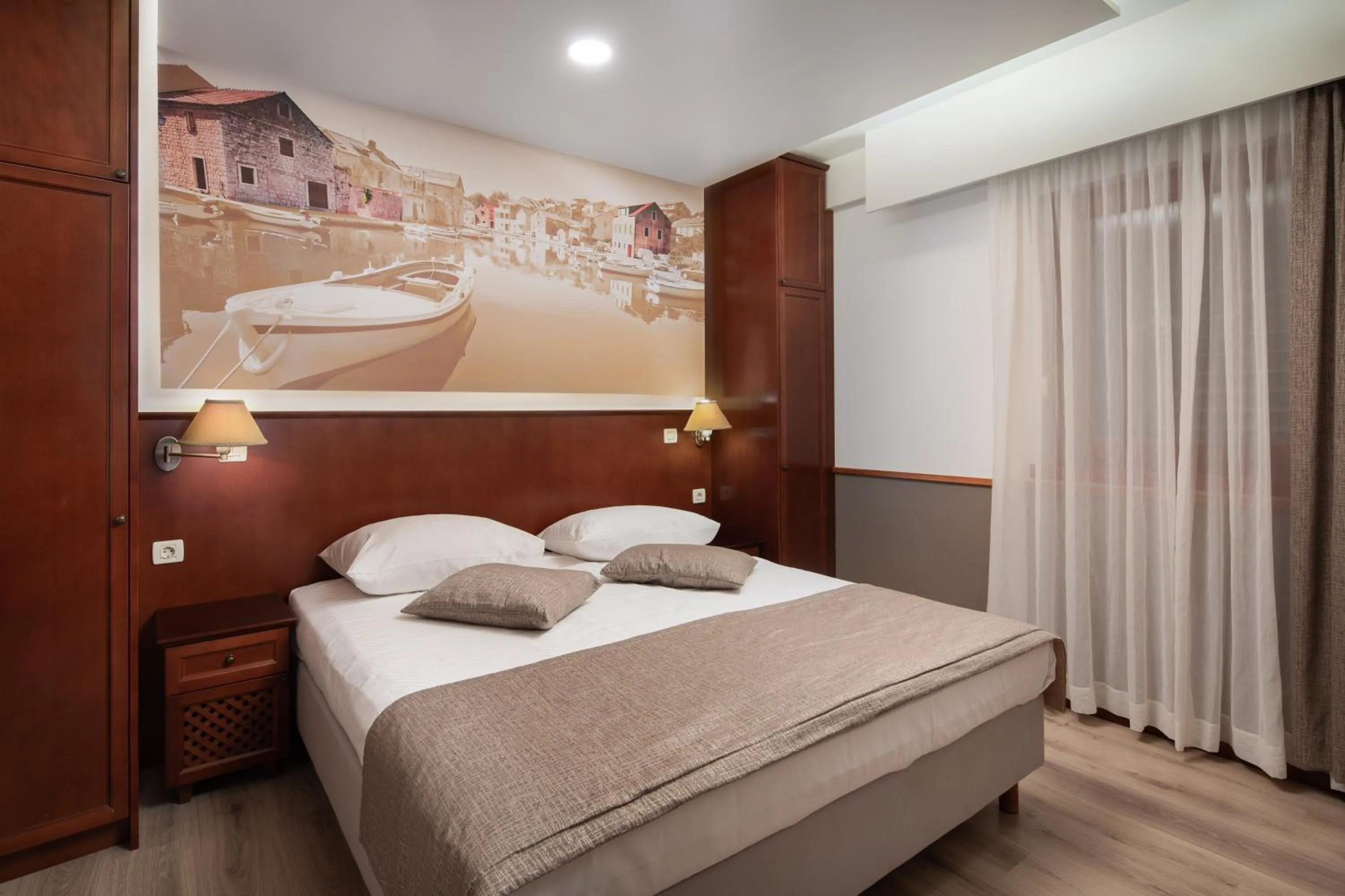 Bed in Hotel Tamaris