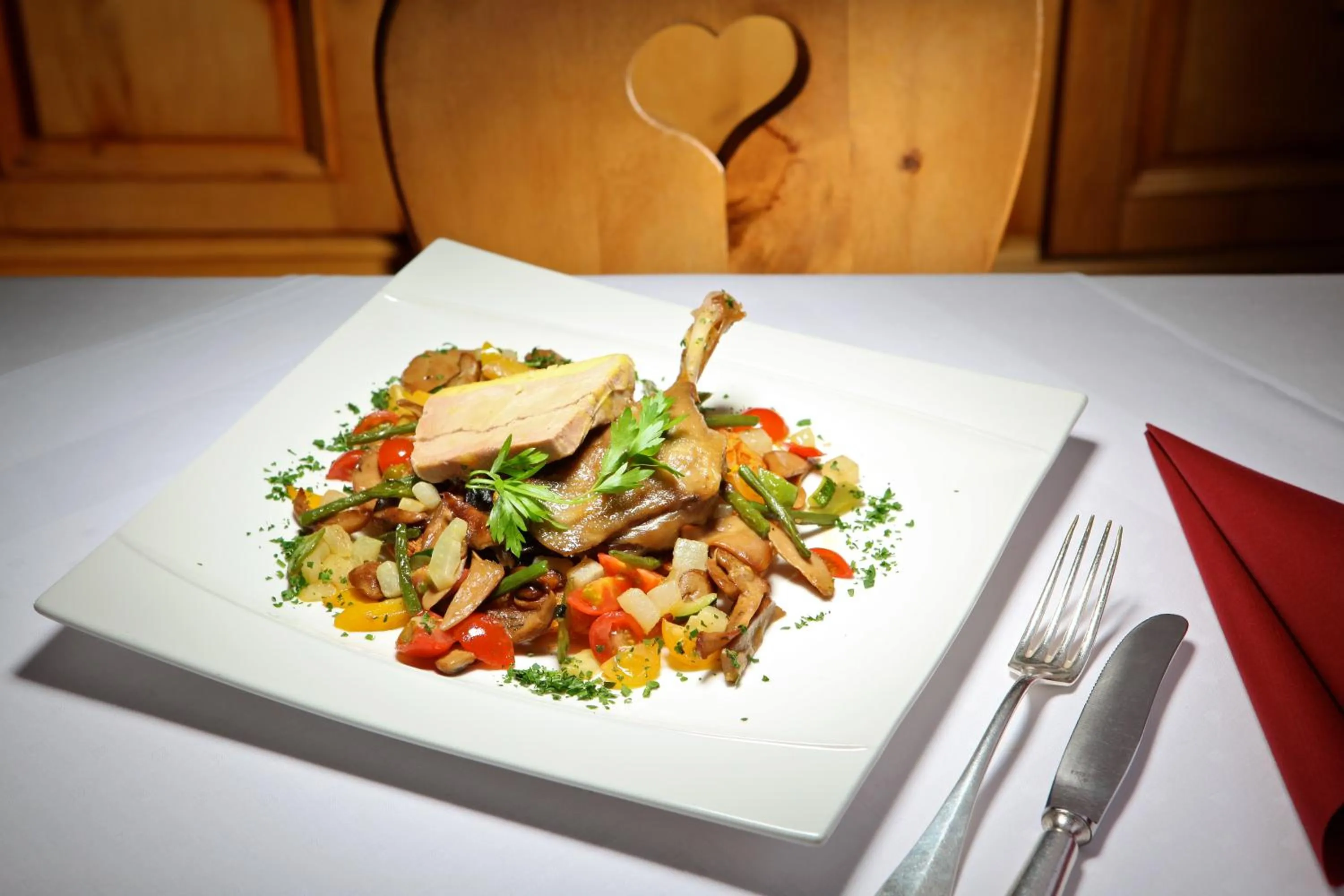 Food in Hôtel du Cerf