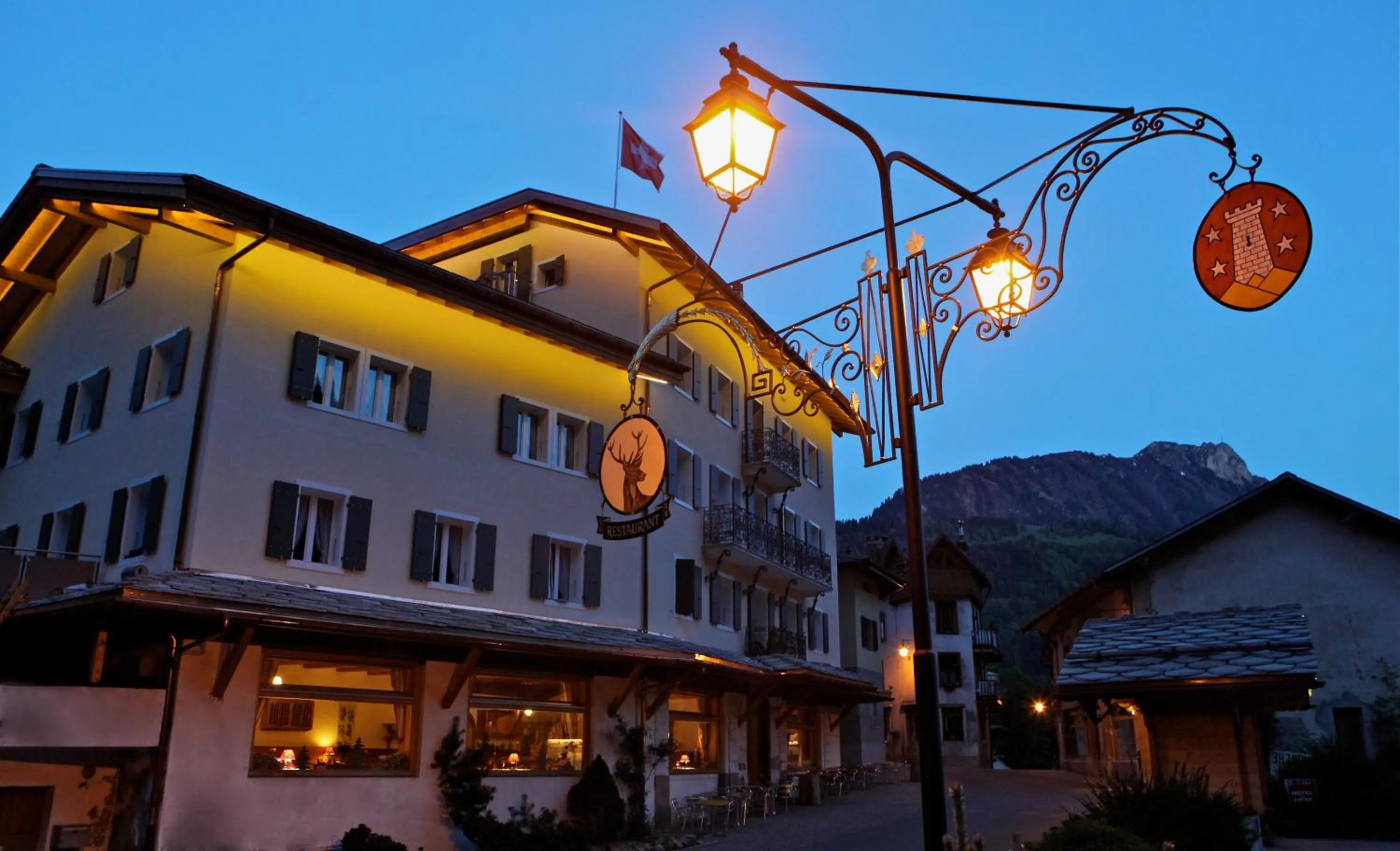 Facade/entrance in Hôtel du Cerf