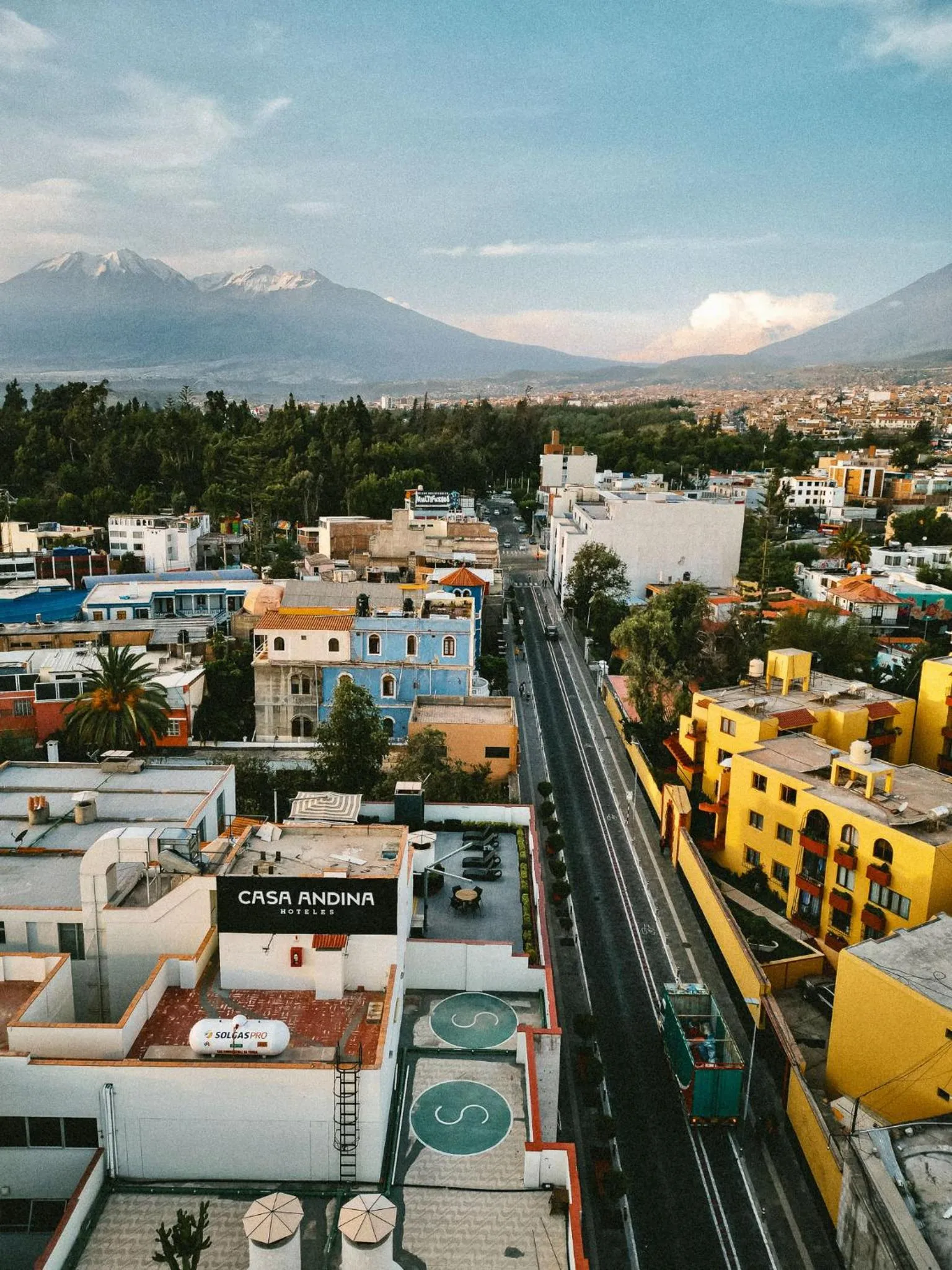 Bird's eye view in Casa Andina Standard Arequipa