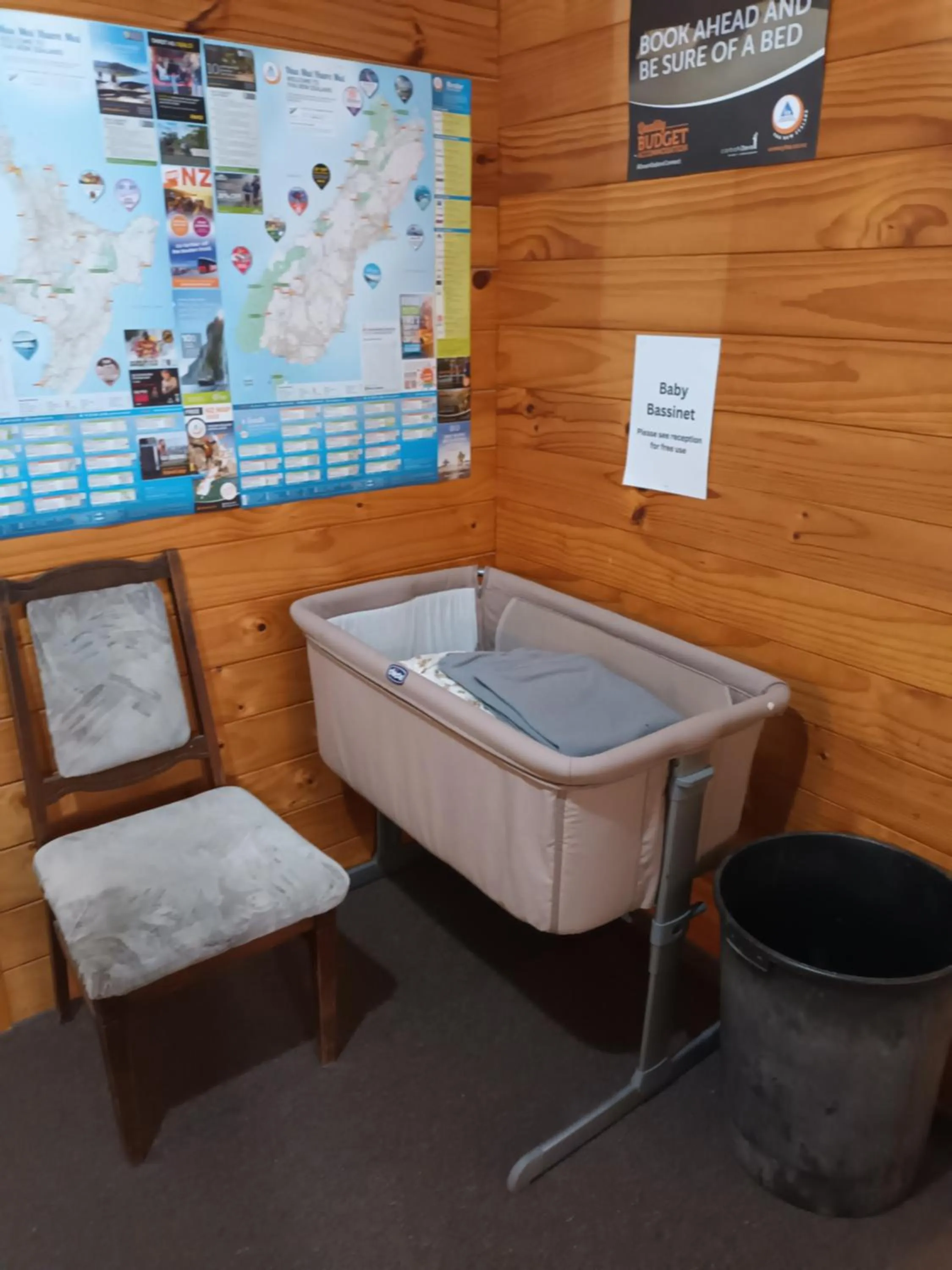 cot in JunoHall Backpackers