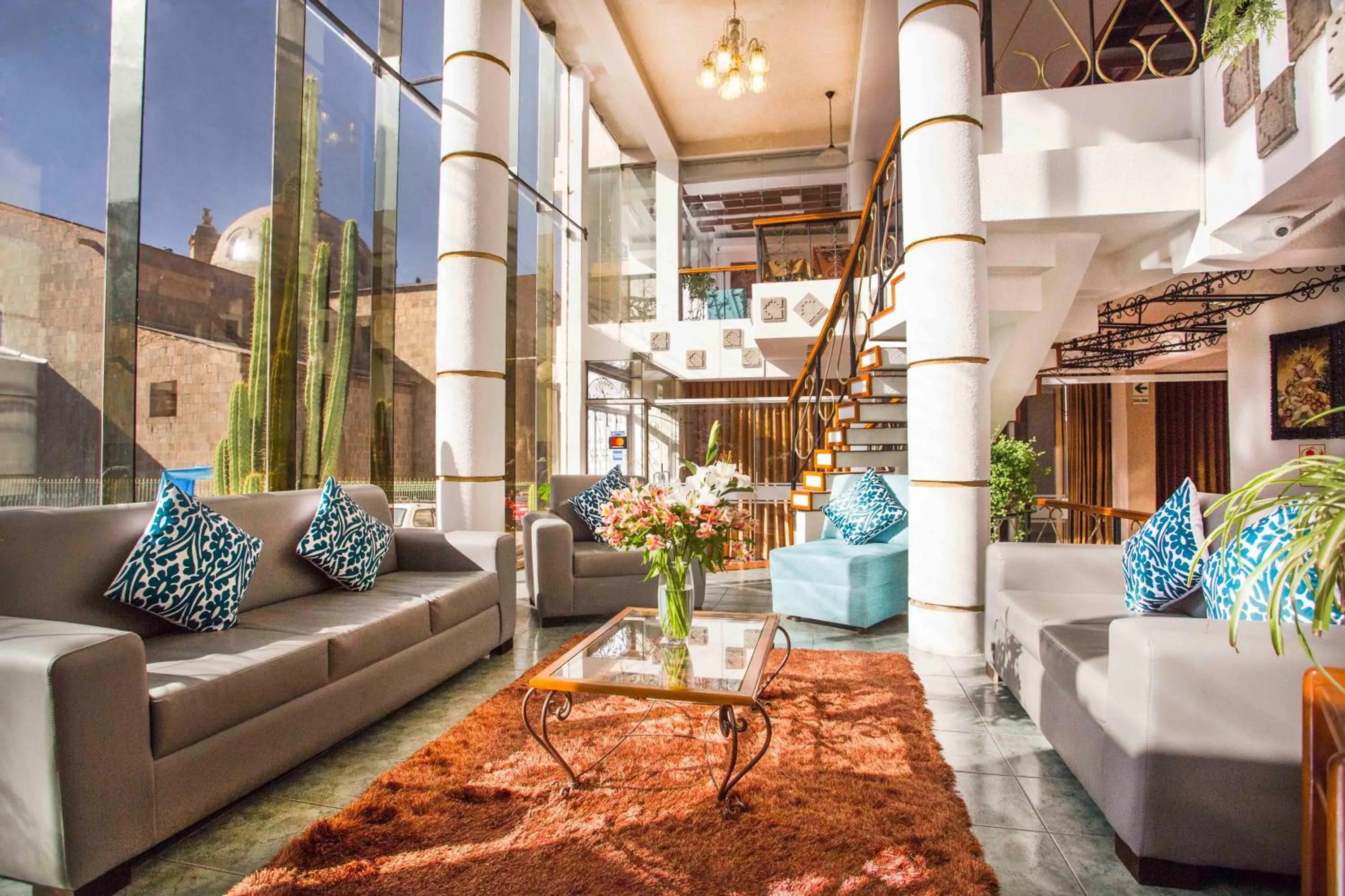 Lobby or reception in Conde de Lemos Hotel