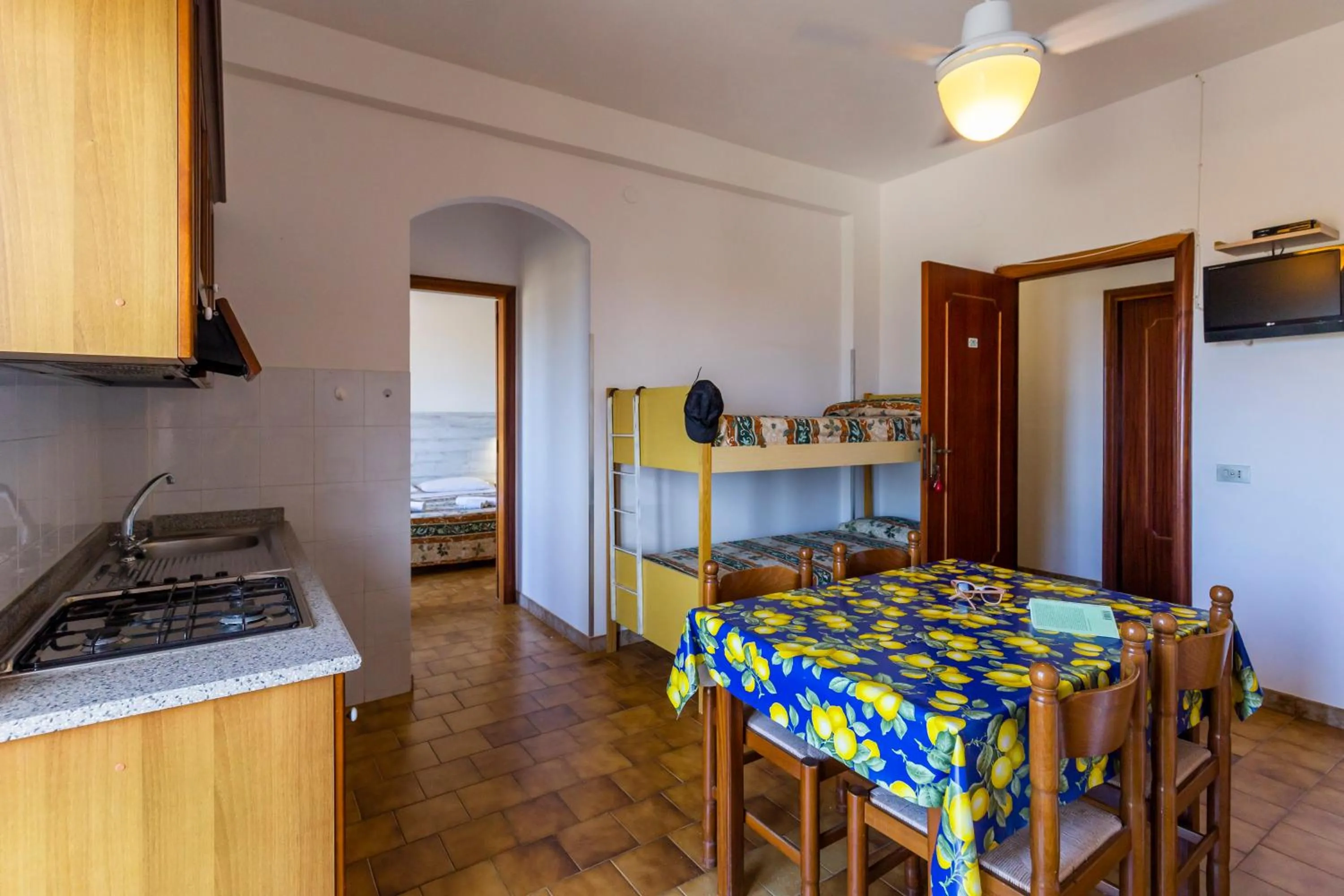 Kitchen or kitchenette in Residence Limoneto