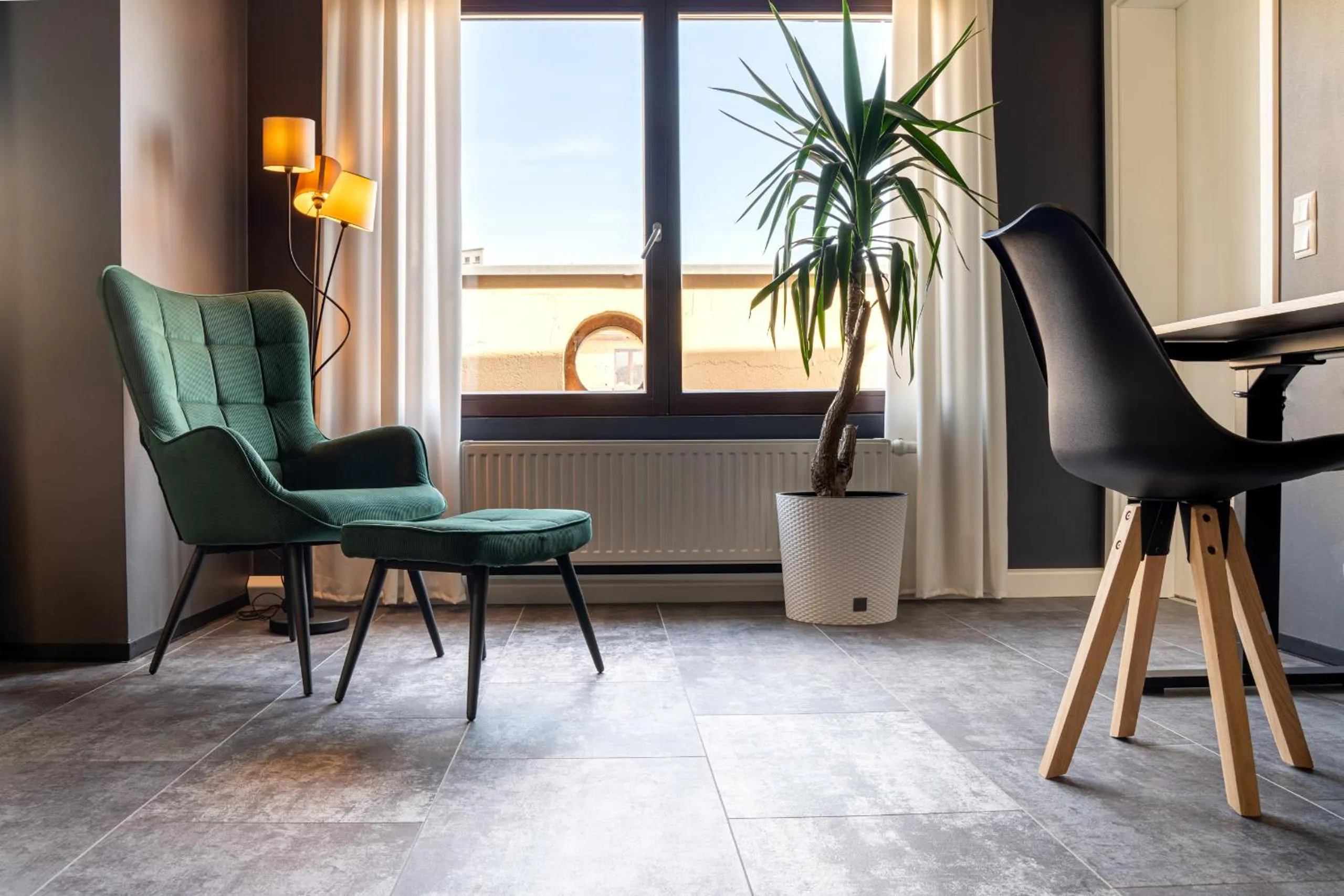 Seating area in Gwuni Mopera