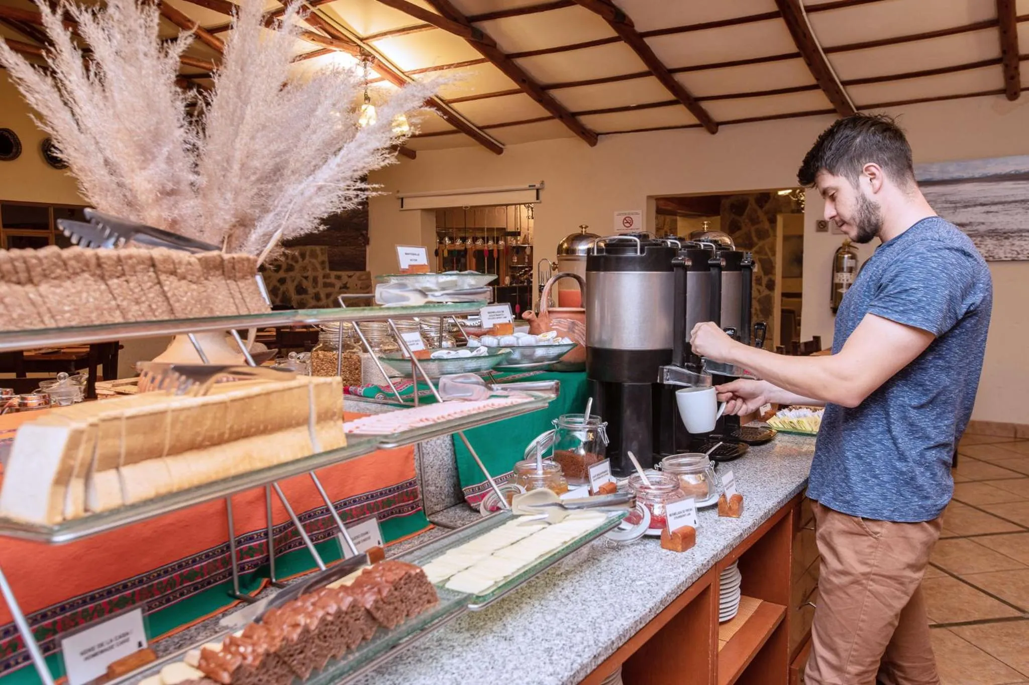 Buffet breakfast in Casa Andina Standard Colca
