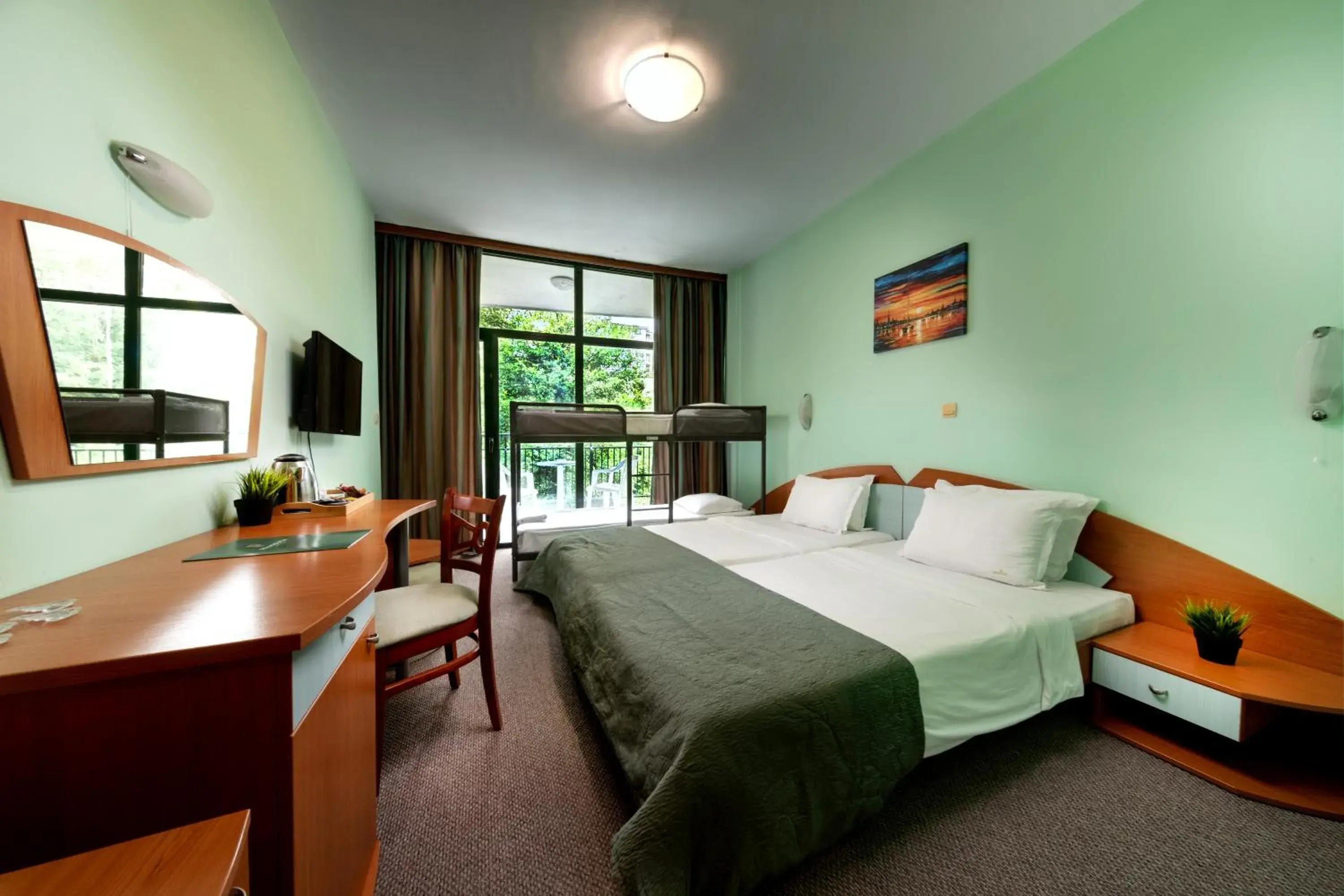 Family Room with Balcony and Park View - Free Beach Access in Palm Beach Hotel - All Inclusive with Free beach package & Private Beach Family Room with Balcony and Park View - Free Beach Access in Palm Beach Hotel - All Inclusive with Free beach package & Private Beach