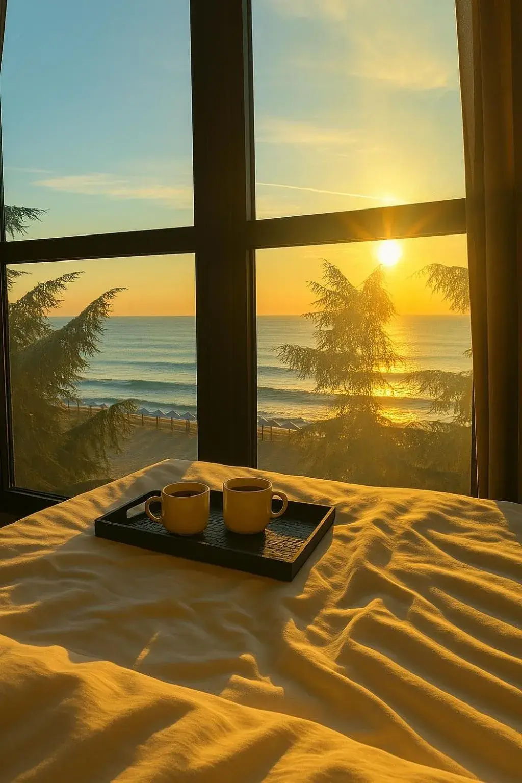 View (from property/room), Bed in Palm Beach Hotel - All Inclusive with Free beach package & Private Beach View (from property/room), Bed in Palm Beach Hotel - All Inclusive with Free beach package & Private Beach