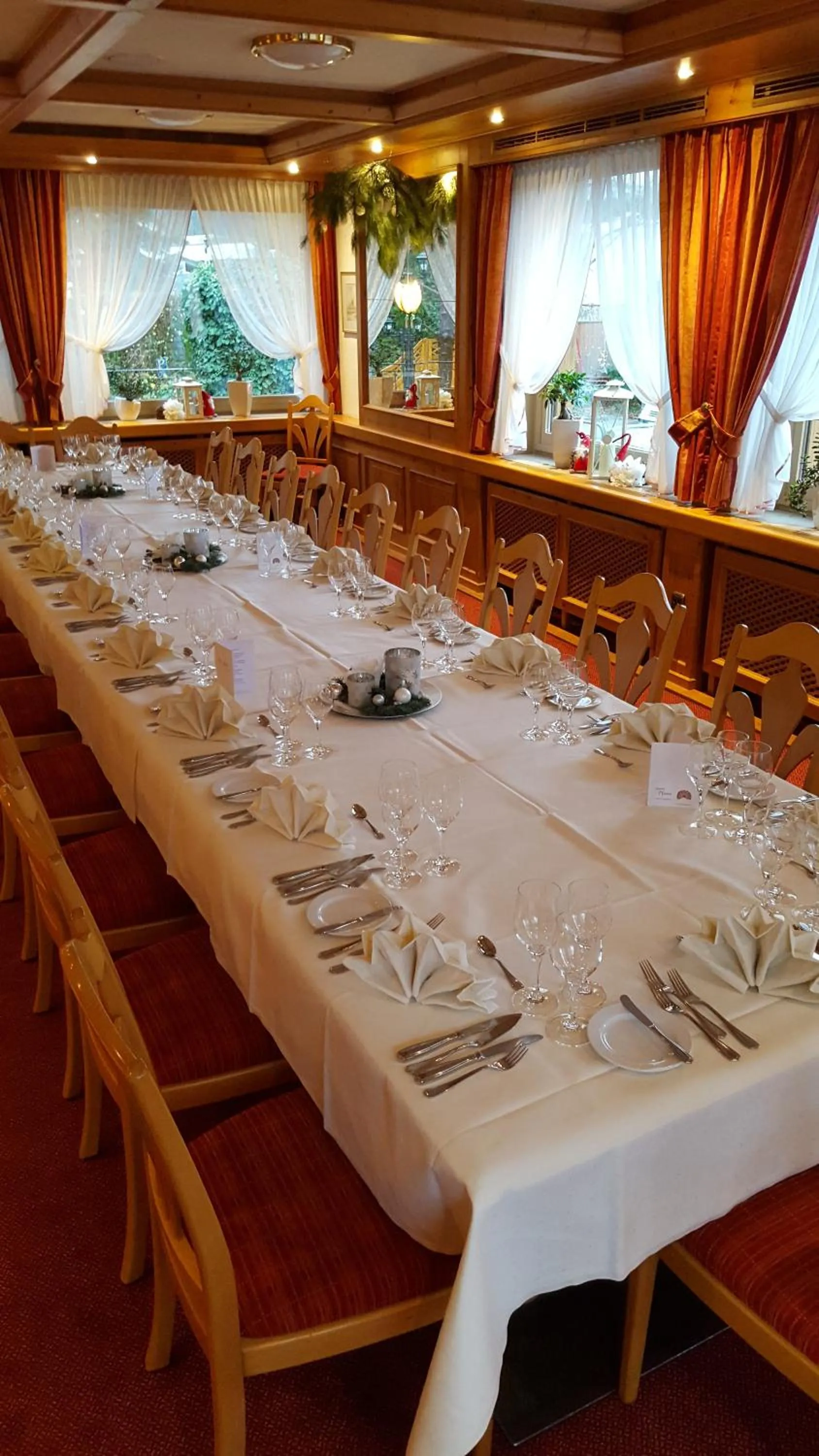 Dinner in Gasthof Pfauen