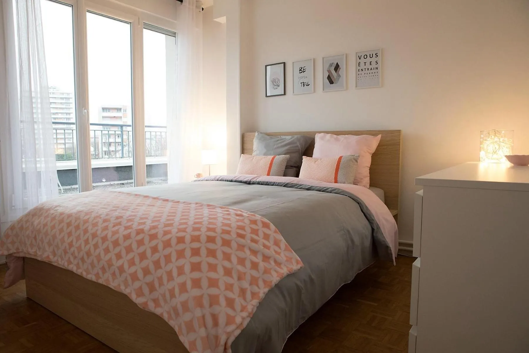 Photo of the whole room, Bed in Gite Bons Amis