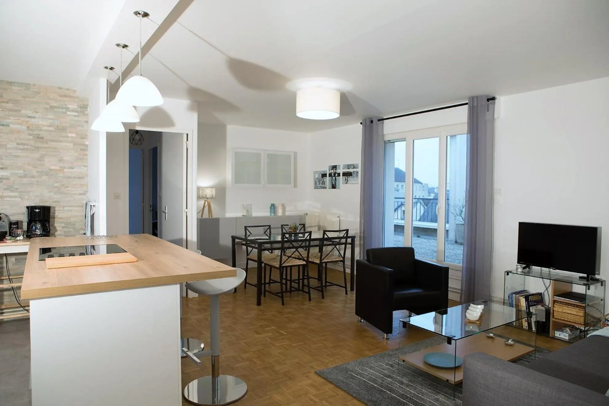 Seating area in Gite Bons Amis
