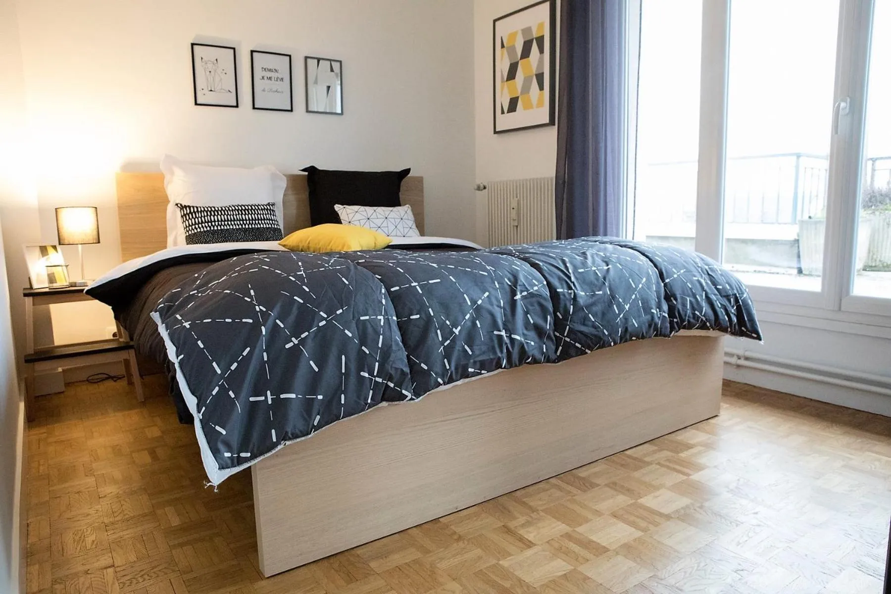 Photo of the whole room, Bed in Gite Bons Amis