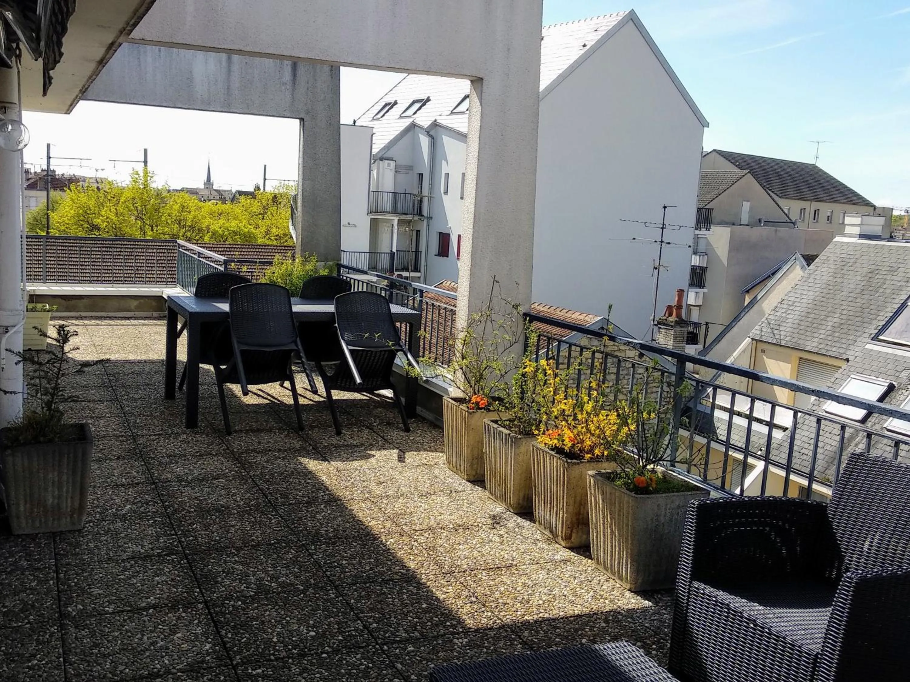 Balcony/Terrace in Gite Bons Amis
