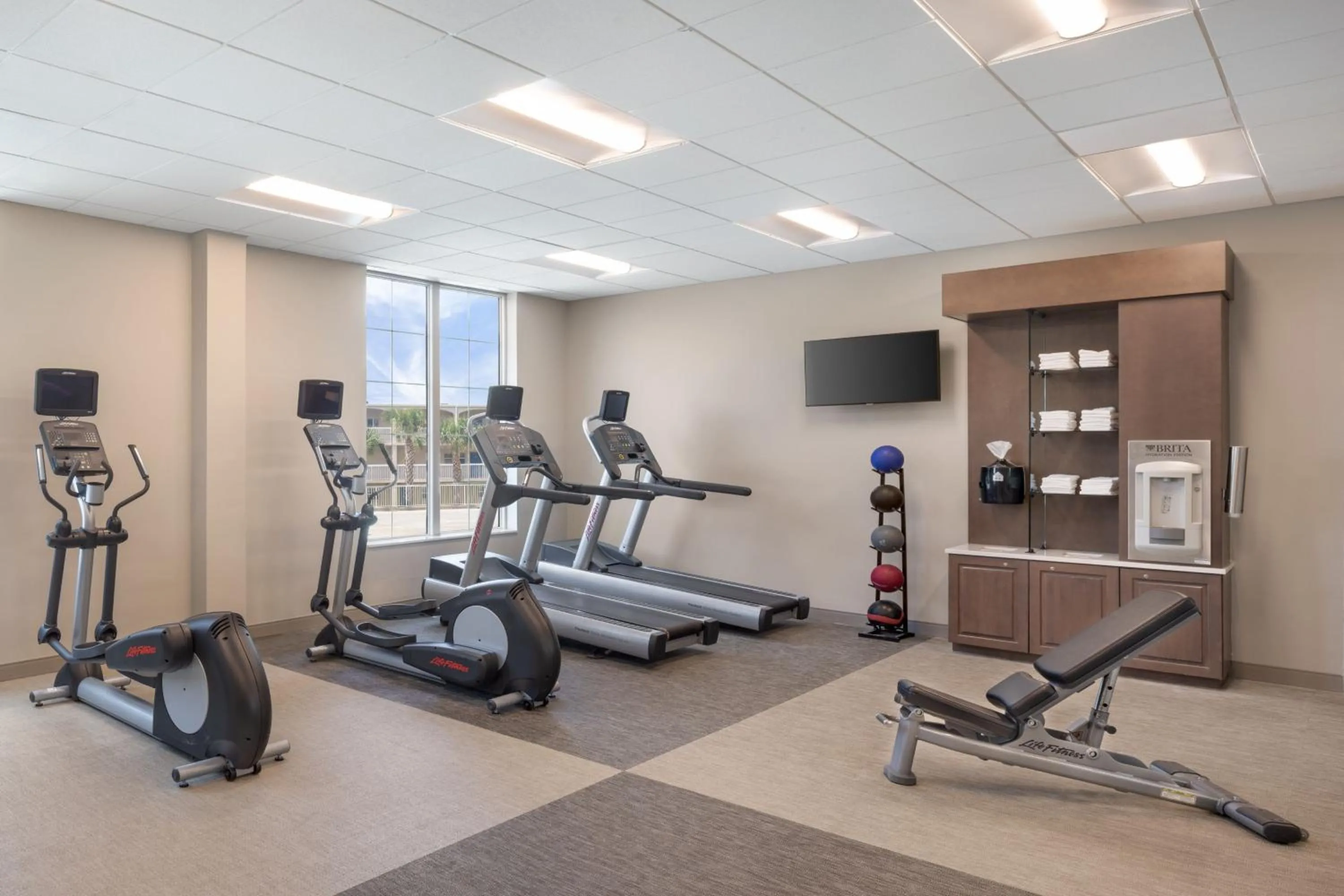 Fitness centre/facilities in SpringHill Suites by Marriott New Smyrna Beach