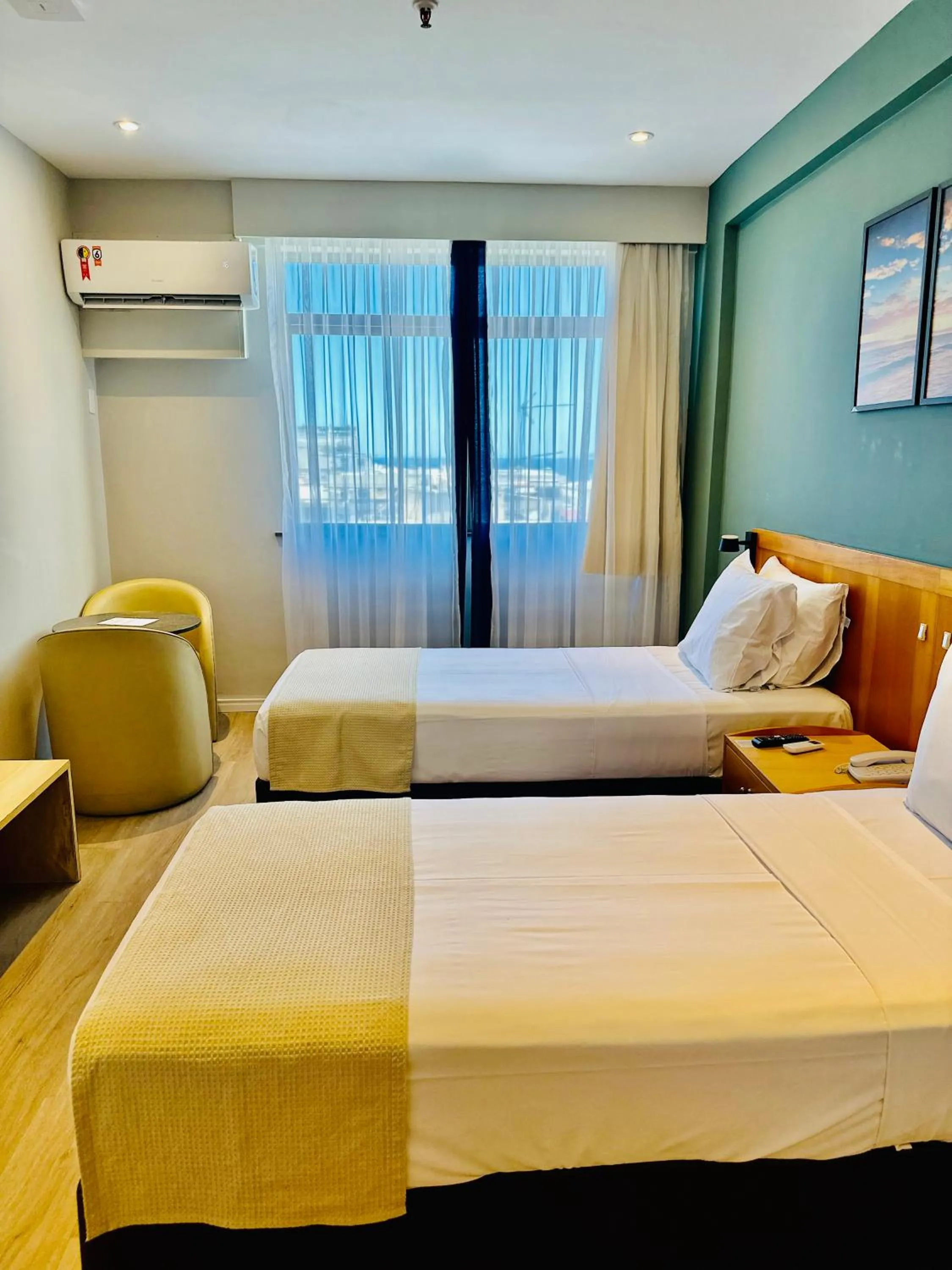 Bed in Copacabana Mar Hotel