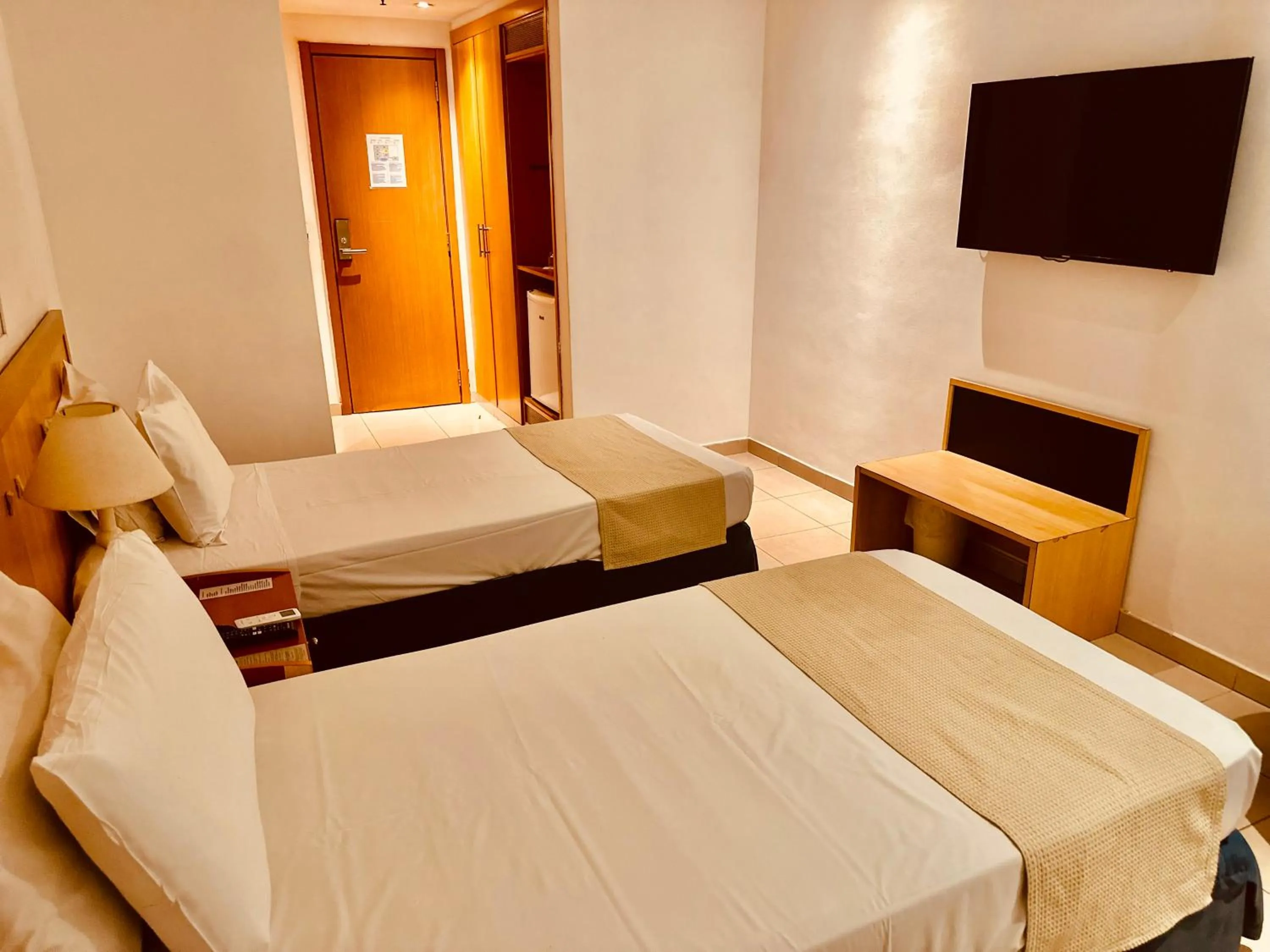 Bed in Copacabana Mar Hotel