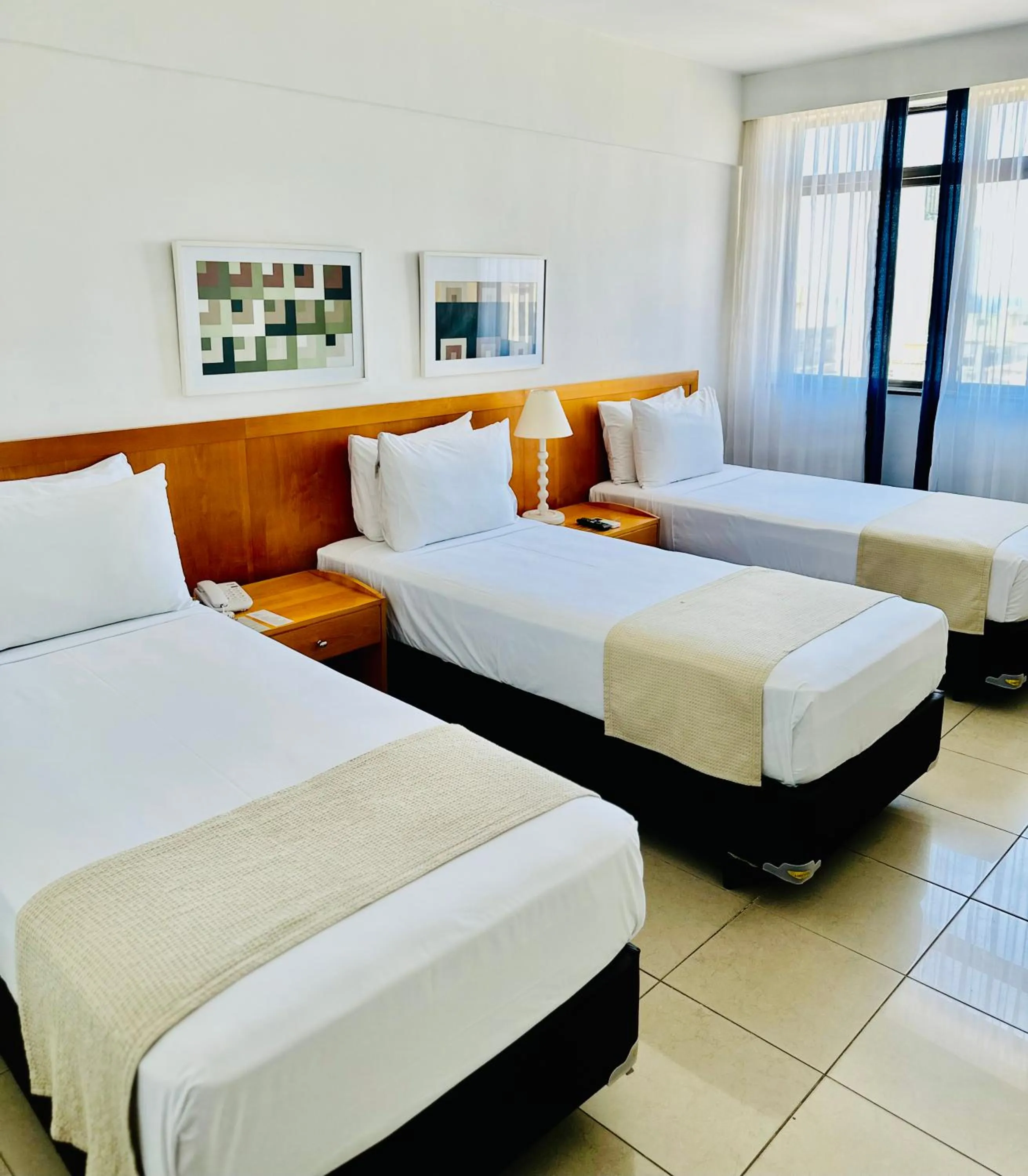 Bed in Copacabana Mar Hotel