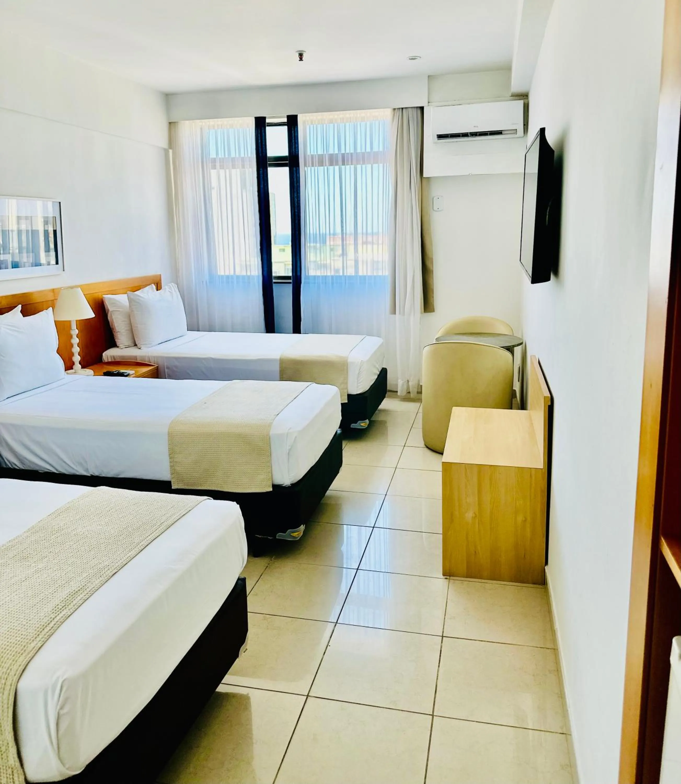 Bed in Copacabana Mar Hotel