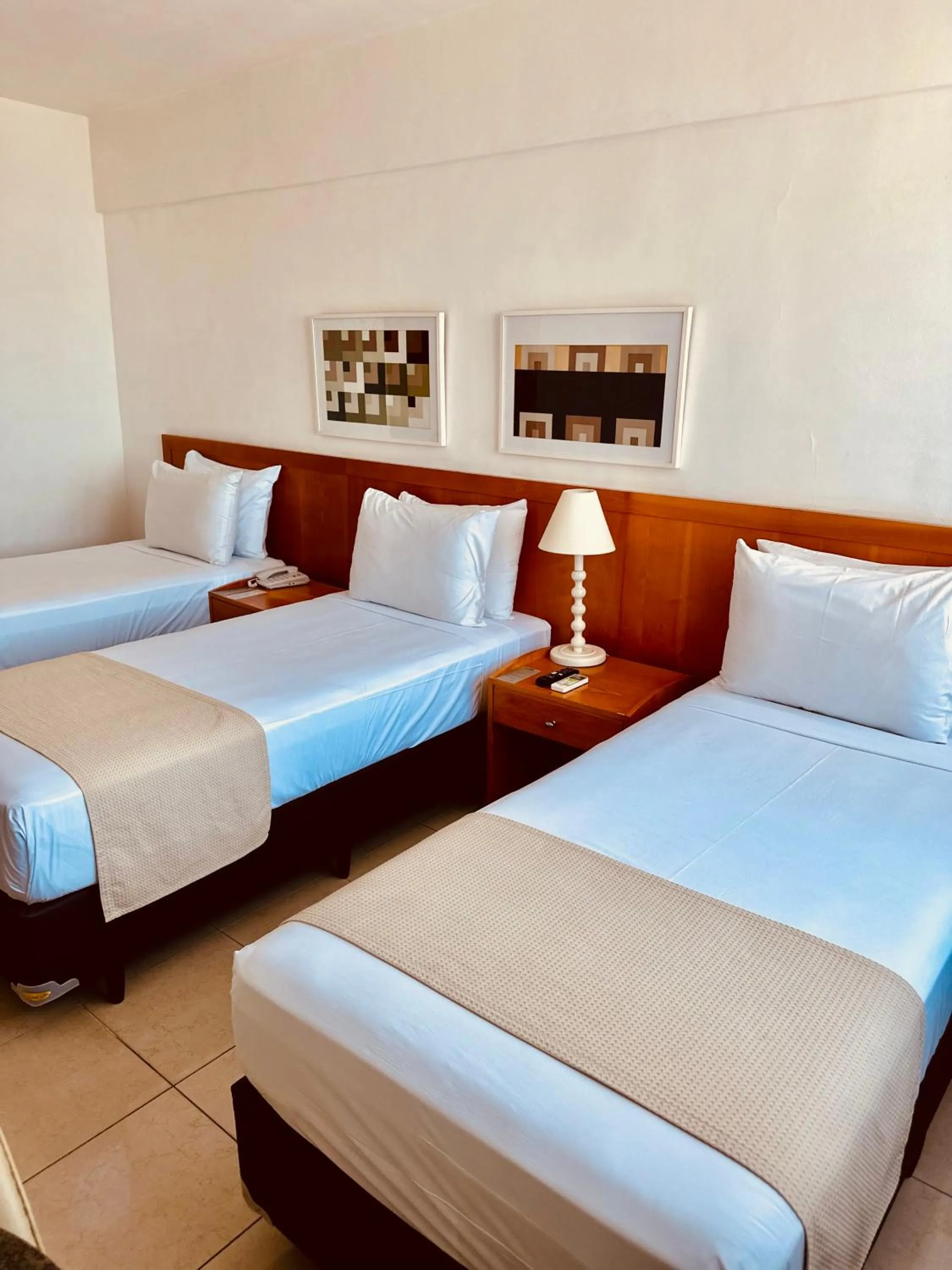 Bed in Copacabana Mar Hotel