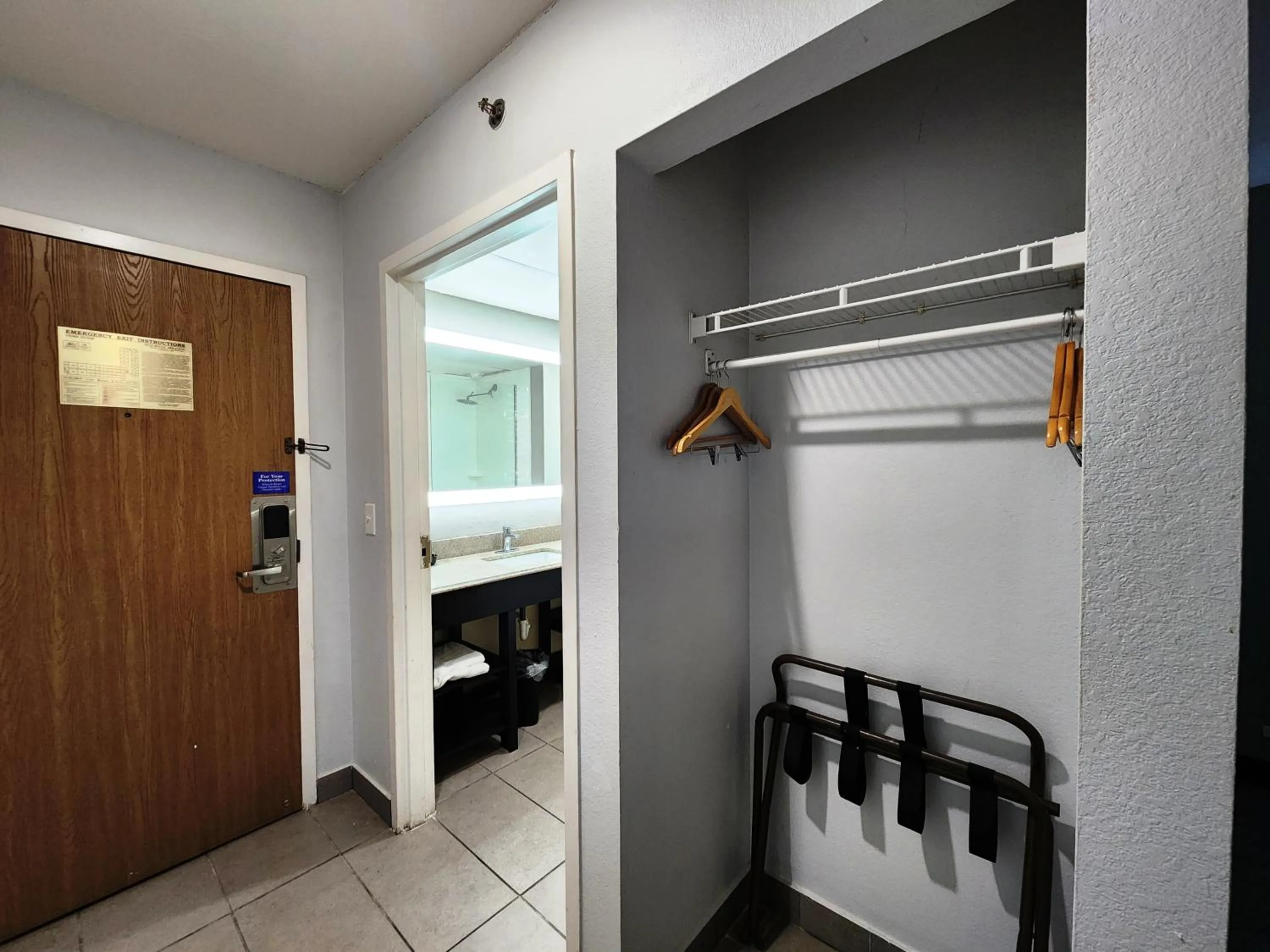 wardrobe in Motel 6-Pine Bluff, AR