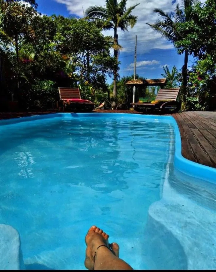 Swimming pool in Villa Josefa - Cabanas completas com piscina e churrasqueira