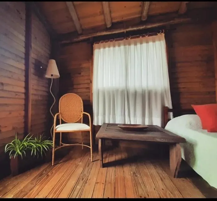 Living room, Bed in Villa Josefa - Cabanas completas com piscina e churrasqueira