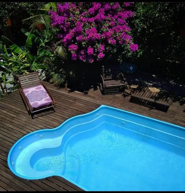 Garden in Villa Josefa - Cabanas completas com piscina e churrasqueira