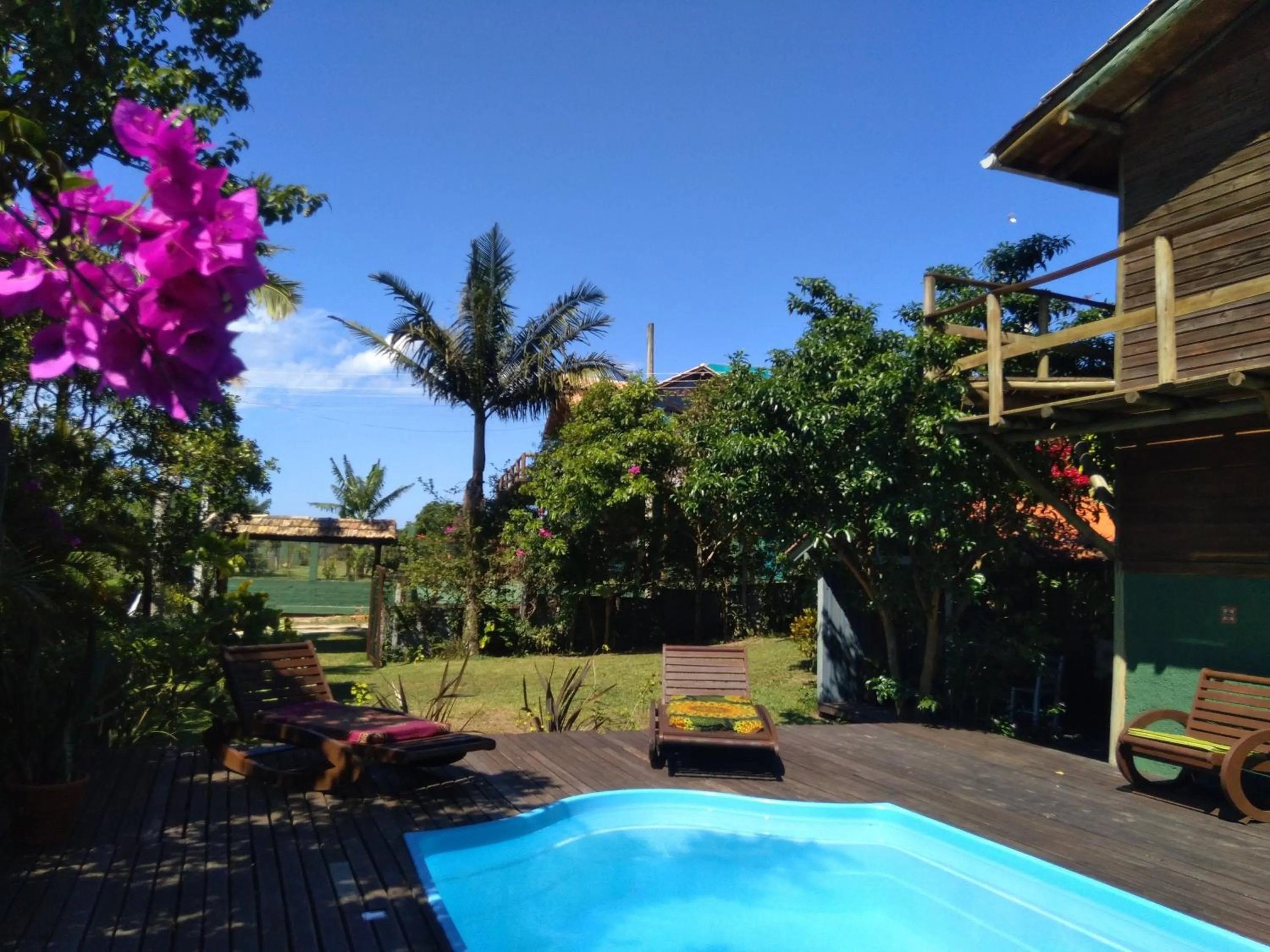 Garden in Villa Josefa - Cabanas completas com piscina e churrasqueira