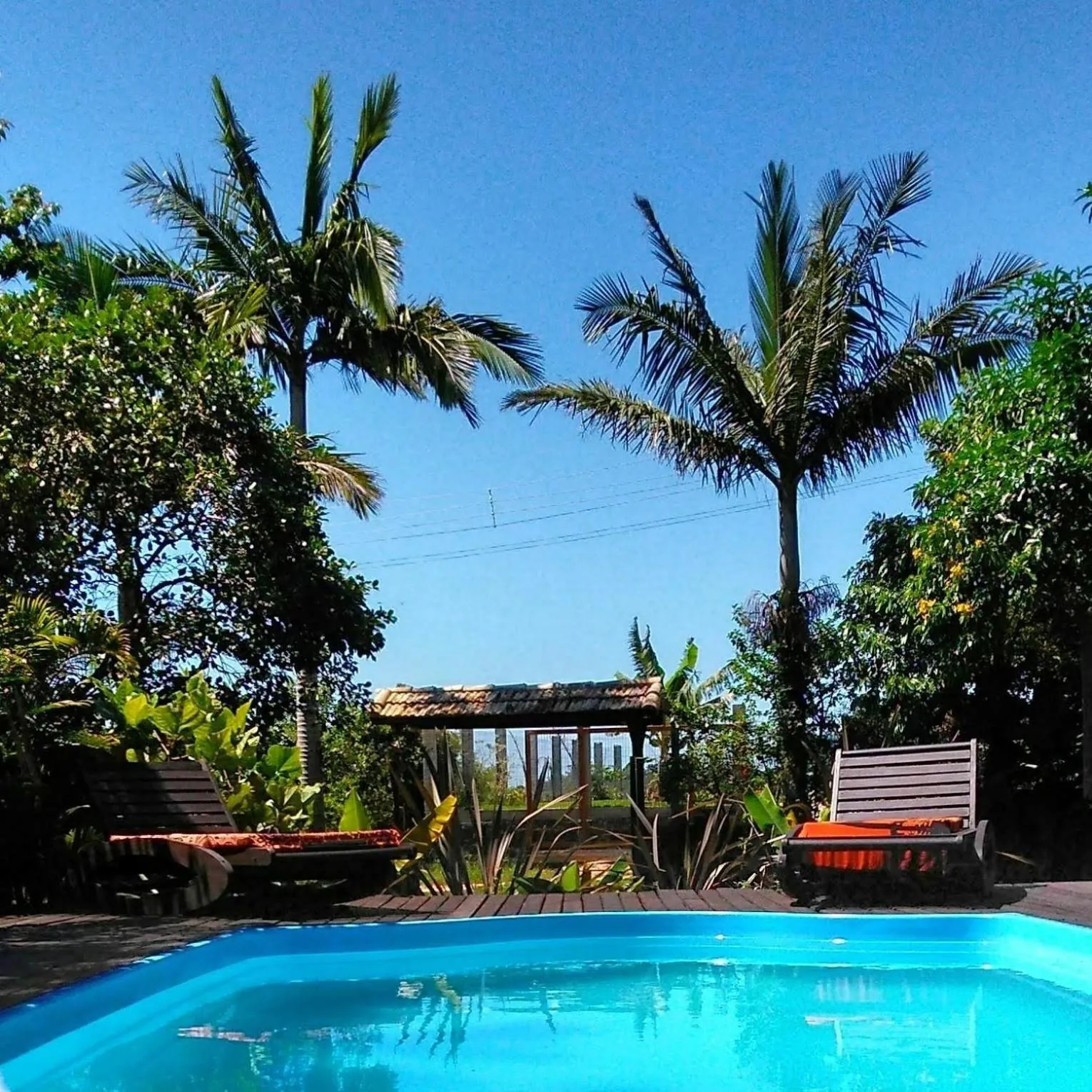 Swimming pool in Villa Josefa - Cabanas completas com piscina e churrasqueira