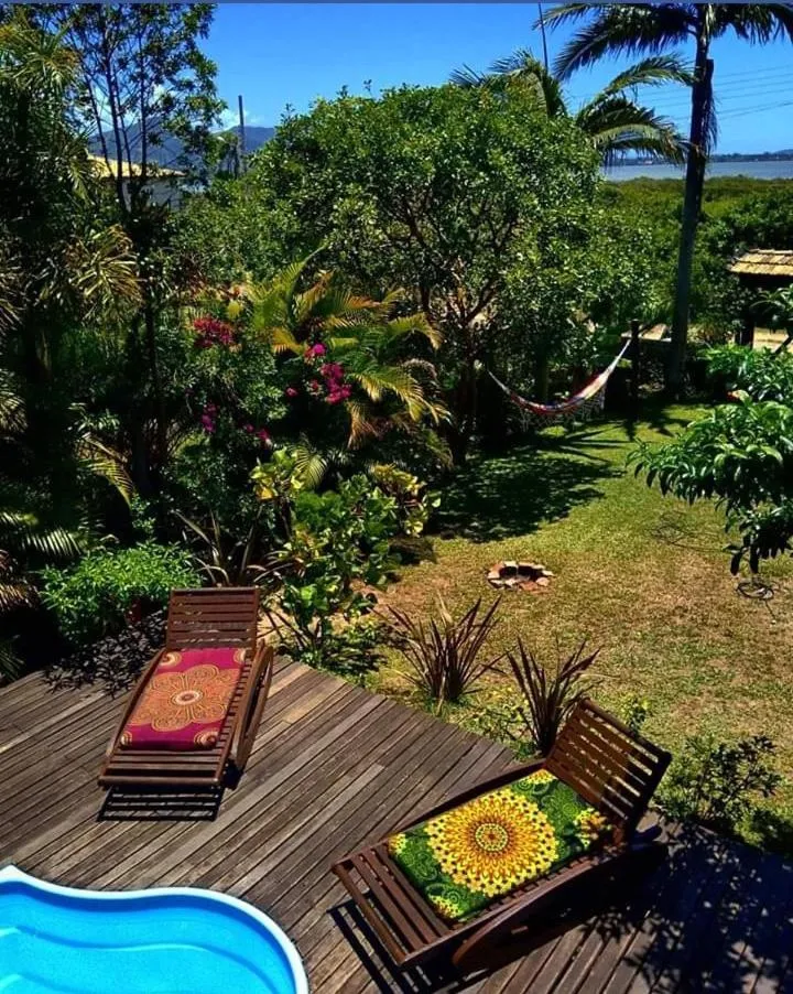Patio in Villa Josefa - Cabanas completas com piscina e churrasqueira
