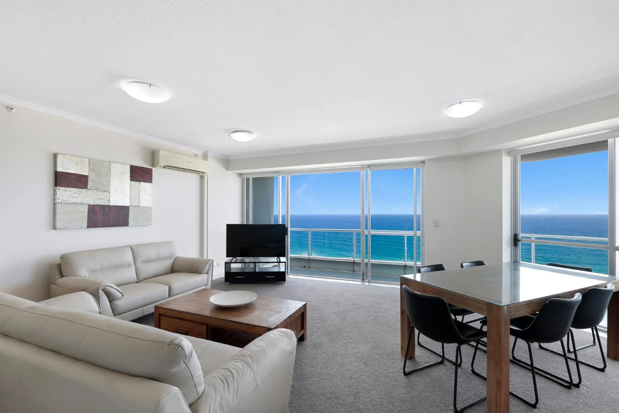 Living room in ULTIQA Points North