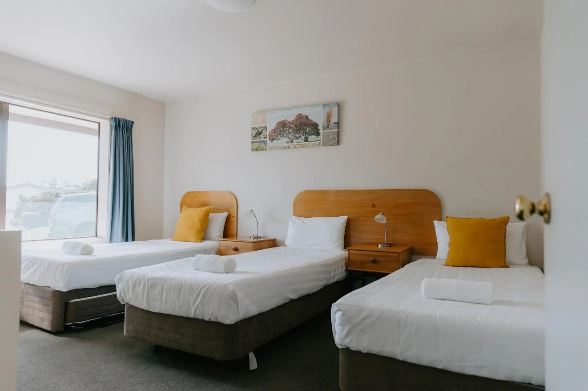 Bed in Amber Court Motel Nelson