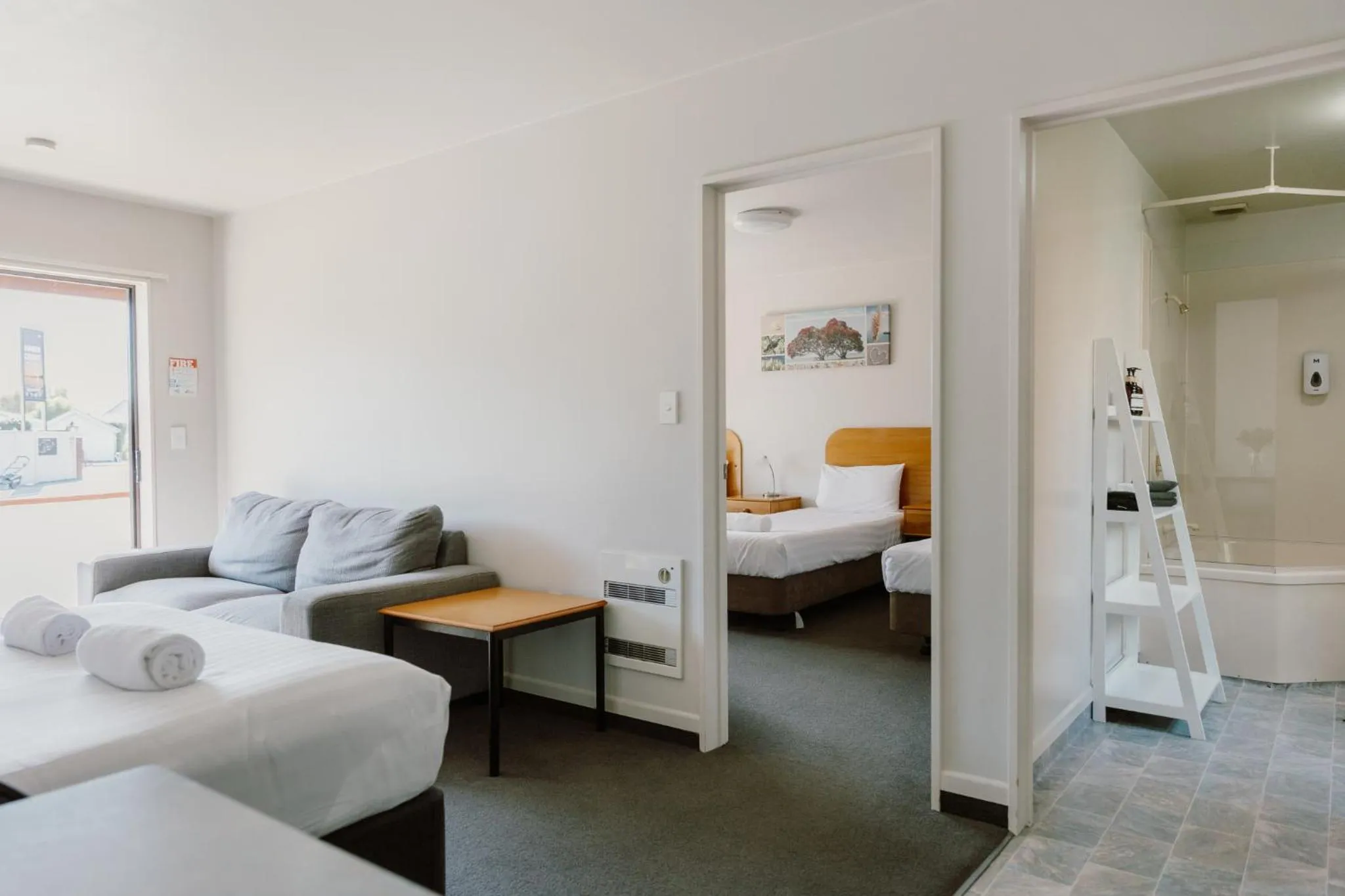 Bed in Amber Court Motel Nelson