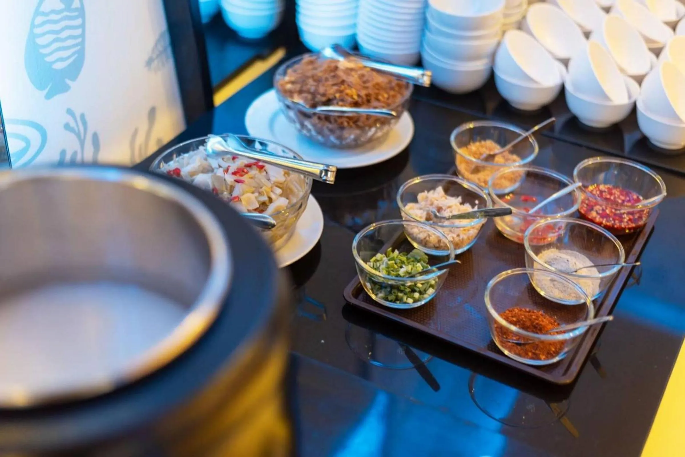 Buffet breakfast in Rodina Beach Hotel