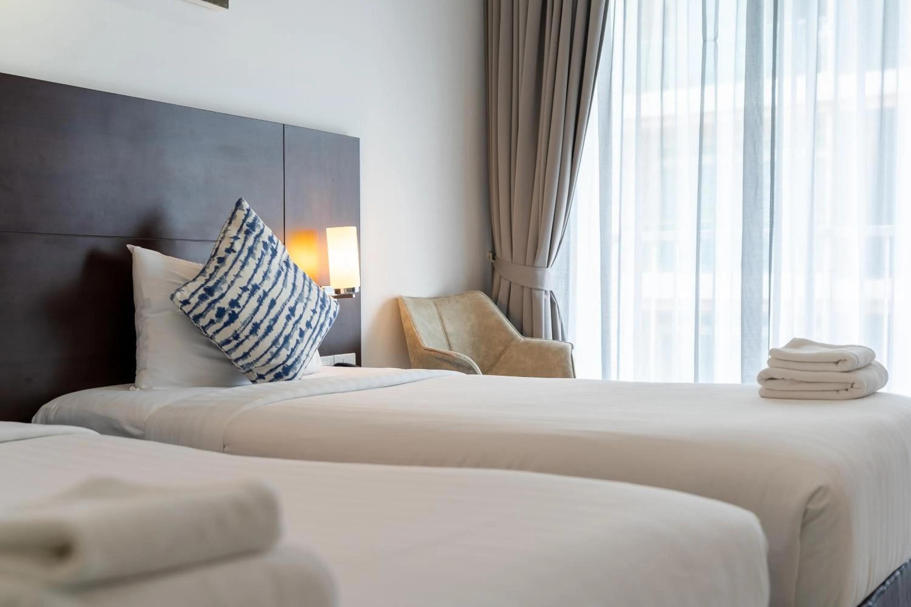 View (from property/room), Bed in Rodina Beach Hotel